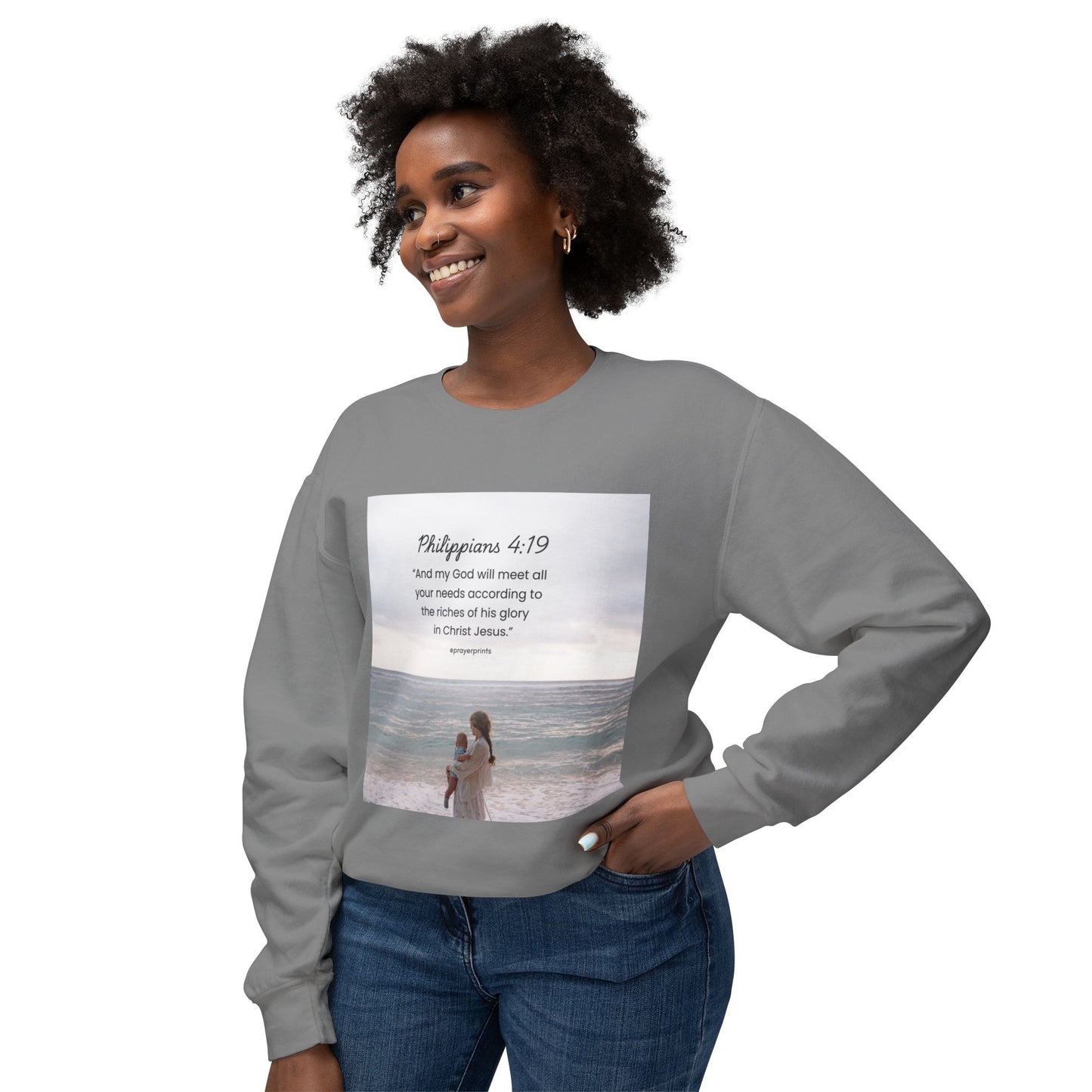 Unisex Lightweight Crewneck Sweatshirt