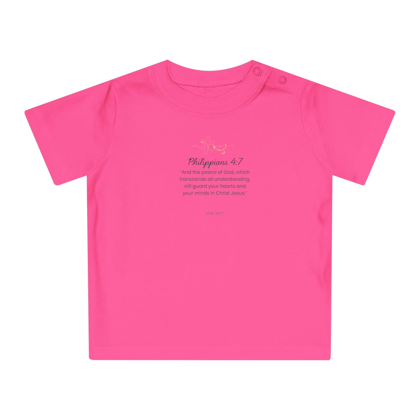 Cute Brown Baby T-Shirt with Playful Design
