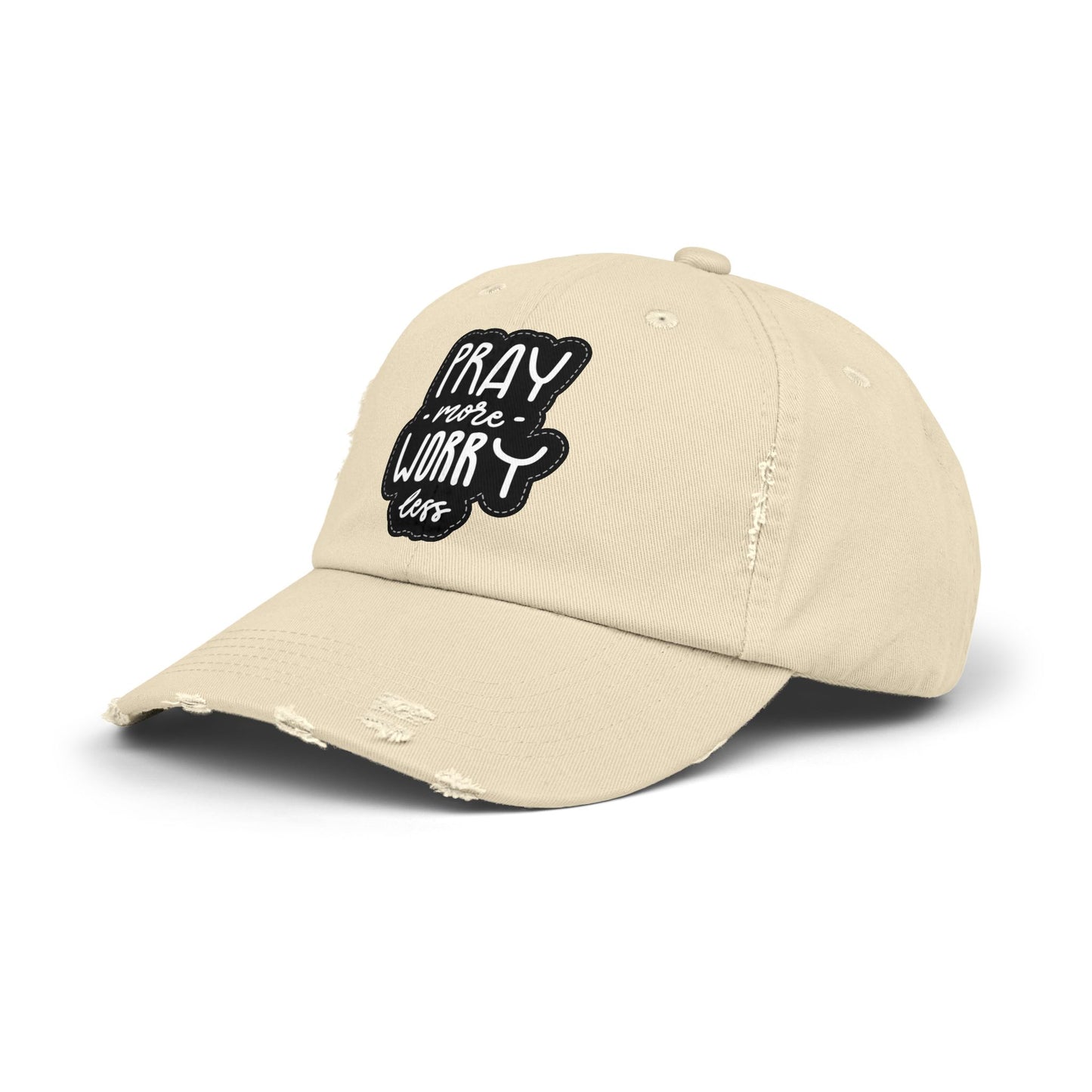 Unisex Distressed Cap Tan