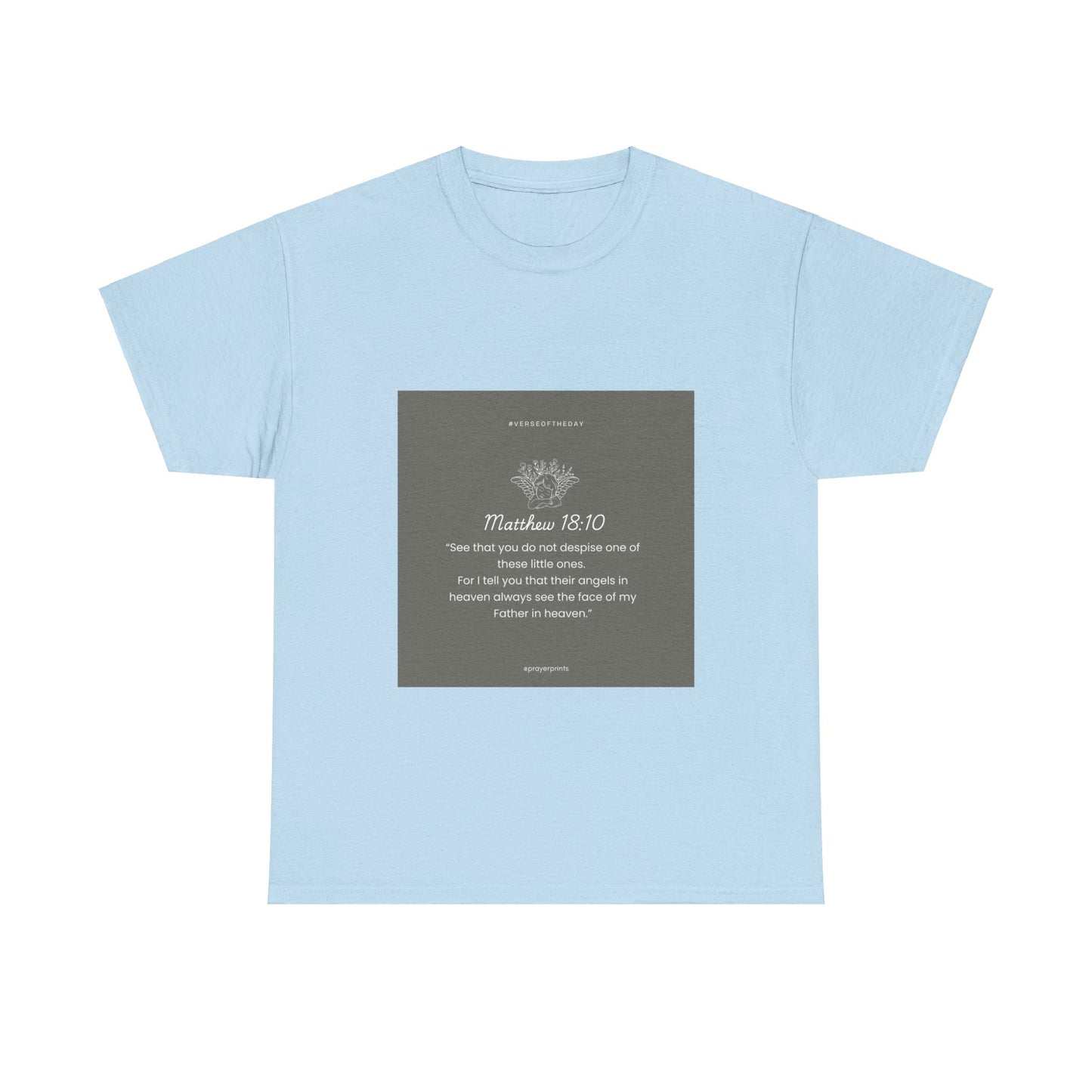 Matthew 18:10 Inspirational Unisex Heavy Cotton Tee