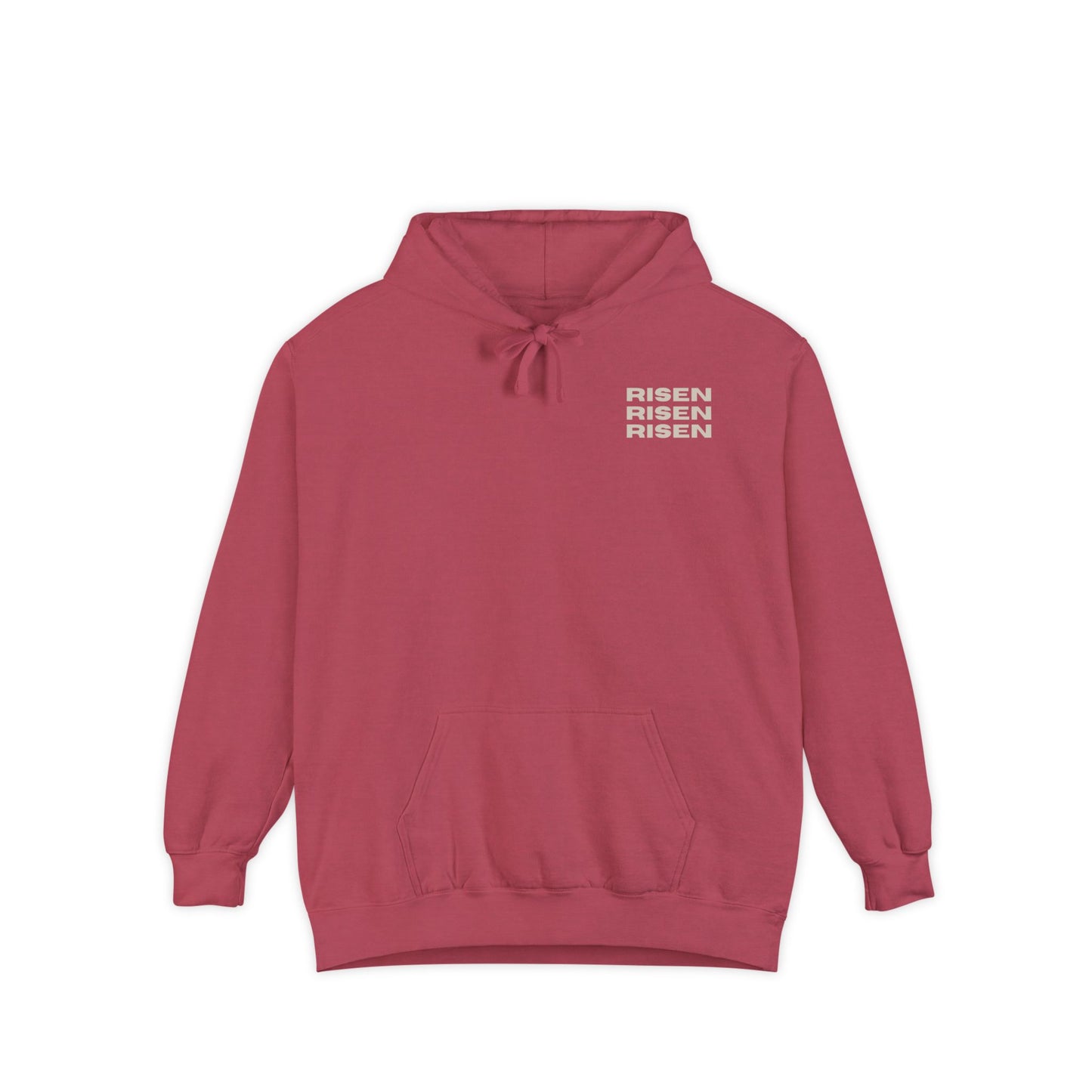 Risen Unisex Garment-Dyed Hoodie - Spirit of Renewal for Everyday Comfort