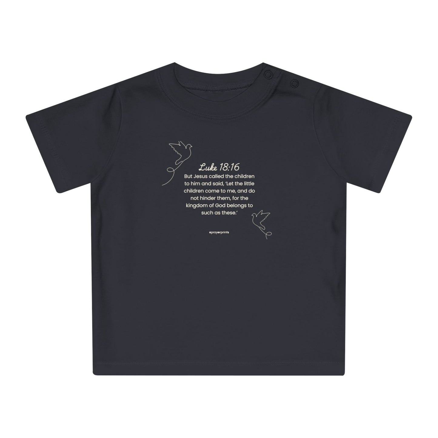 Organic Cotton Baby T-Shirt with Inspirational Quote