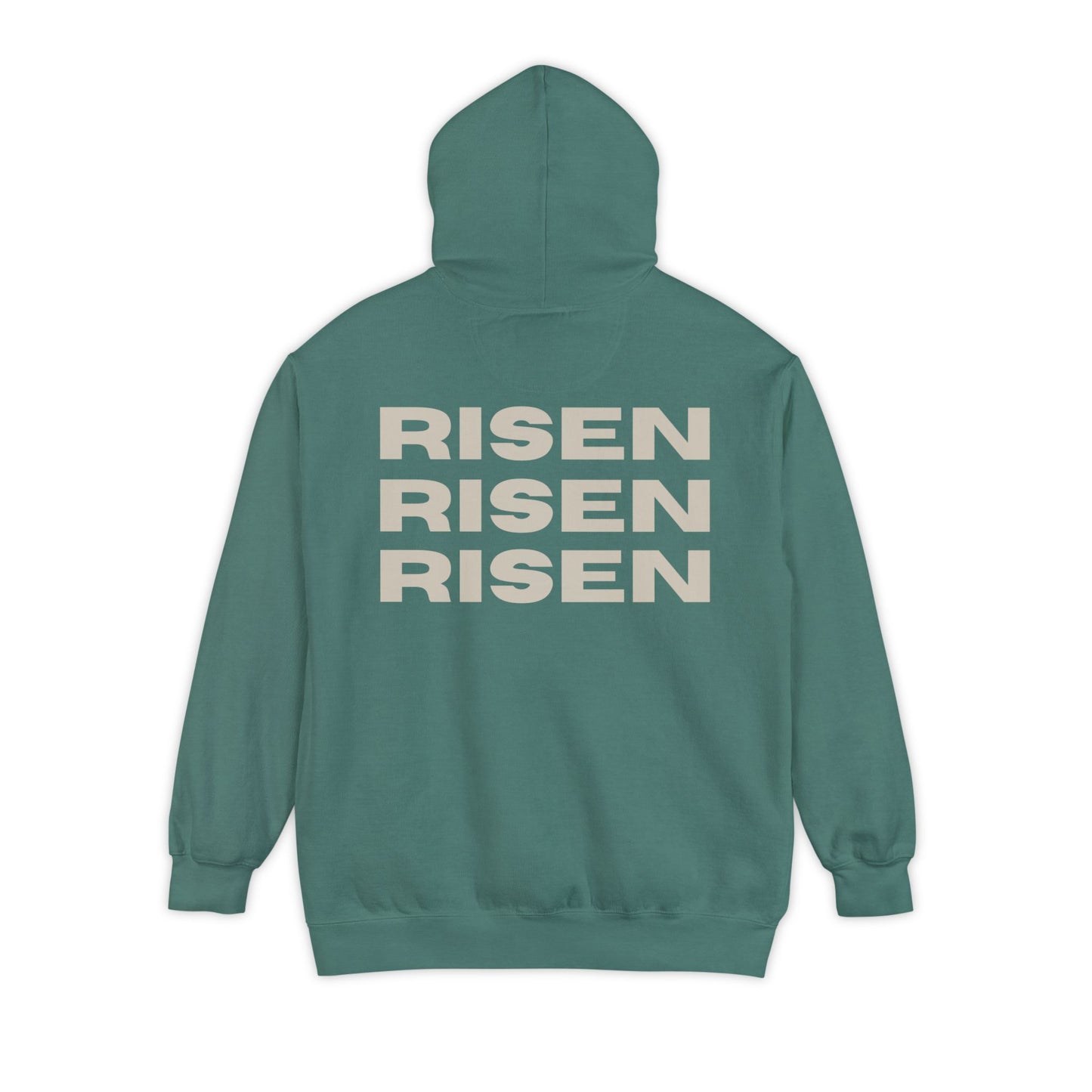 Risen Unisex Garment-Dyed Hoodie - Spirit of Renewal for Everyday Comfort