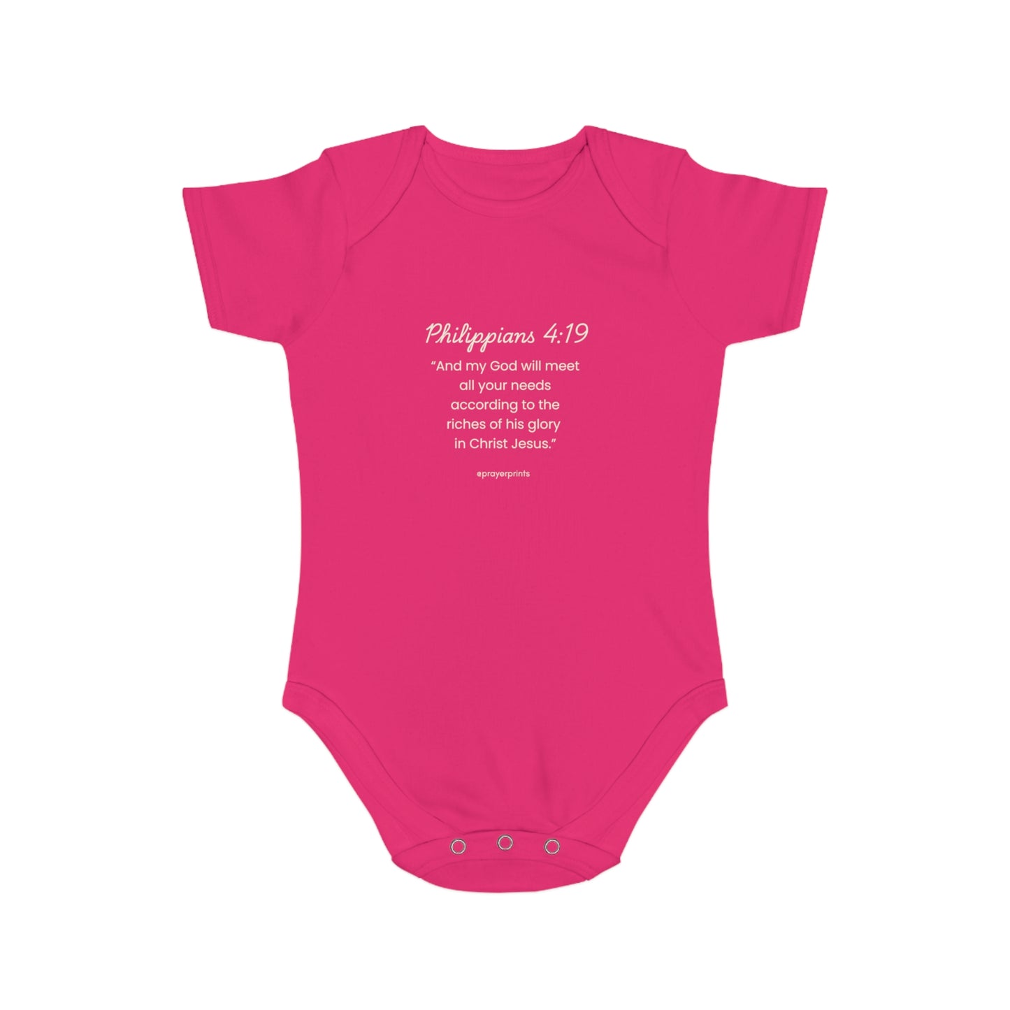 Short Sleeve Baby Bodysuit