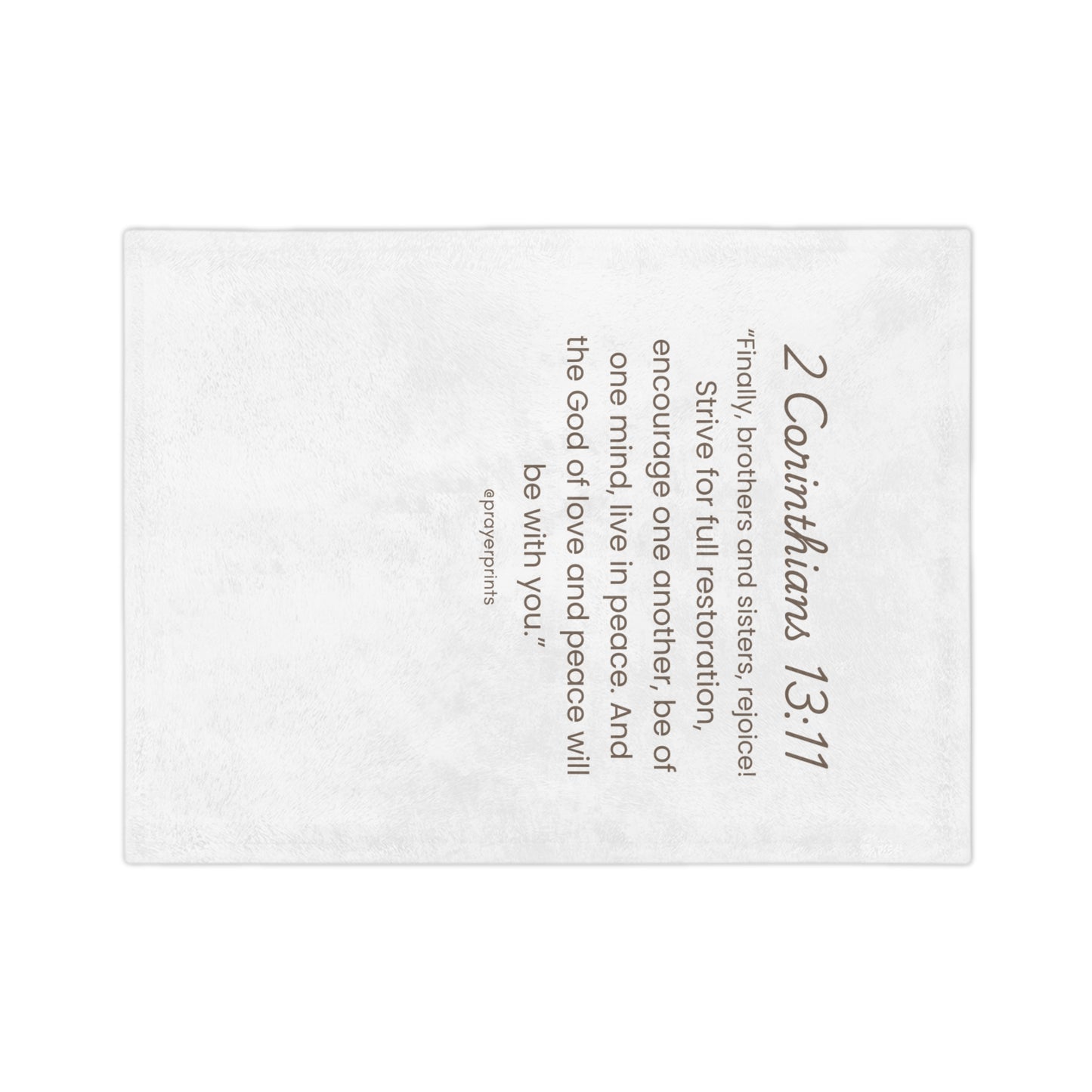 Velveteen Microfiber Blanket