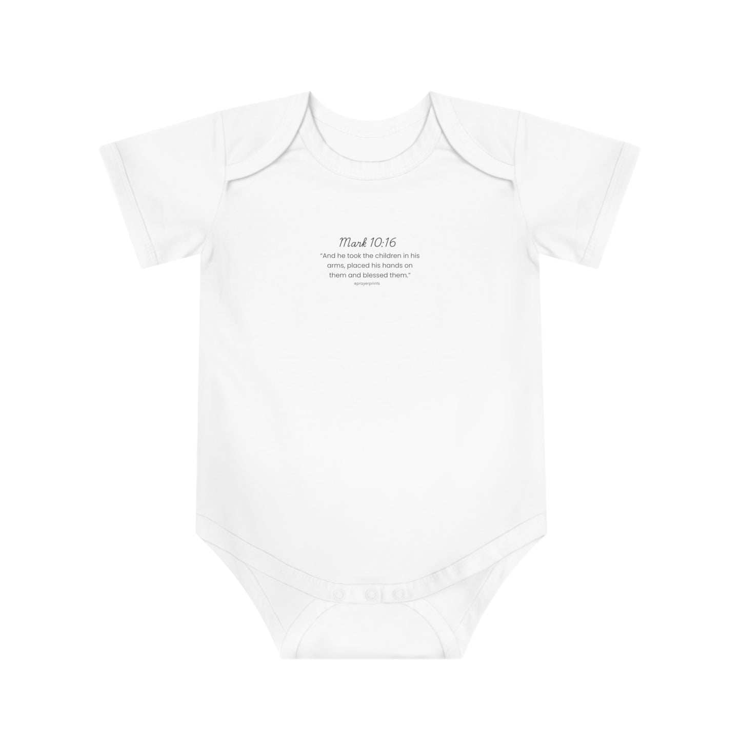 Cute Bible Verse Baby Bodysuit - Mat 10:16 - Ideal Baby Gift