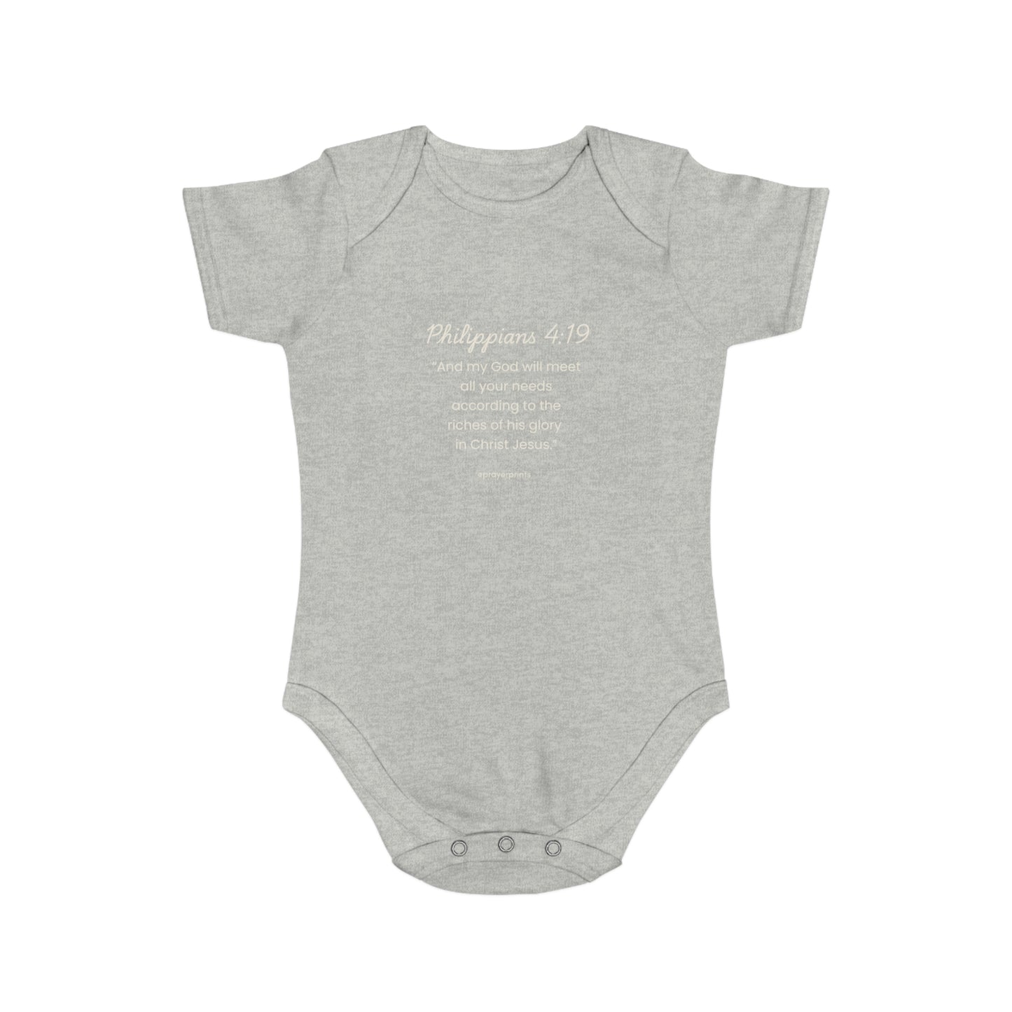 Short Sleeve Baby Bodysuit