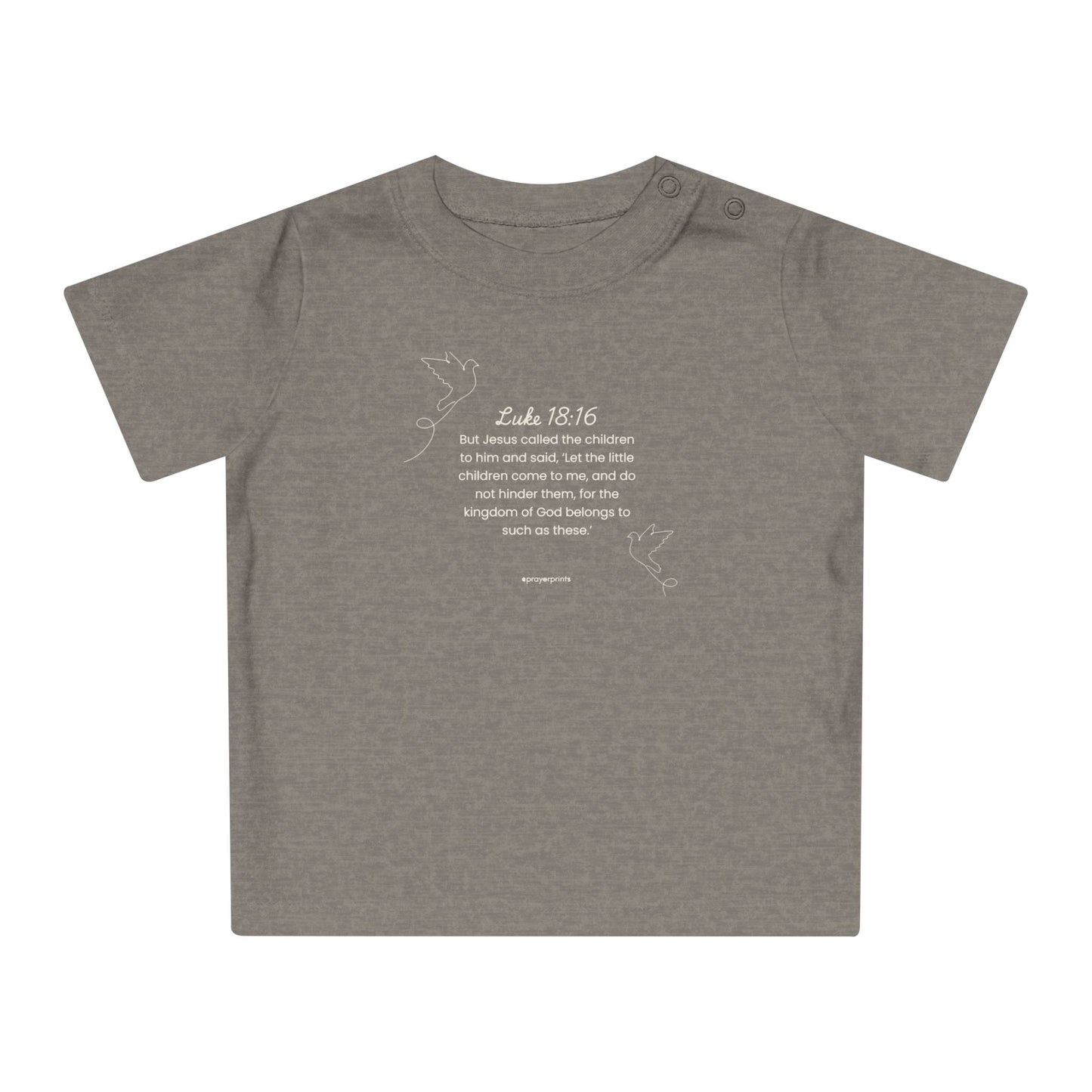 Organic Cotton Baby T-Shirt with Inspirational Quote