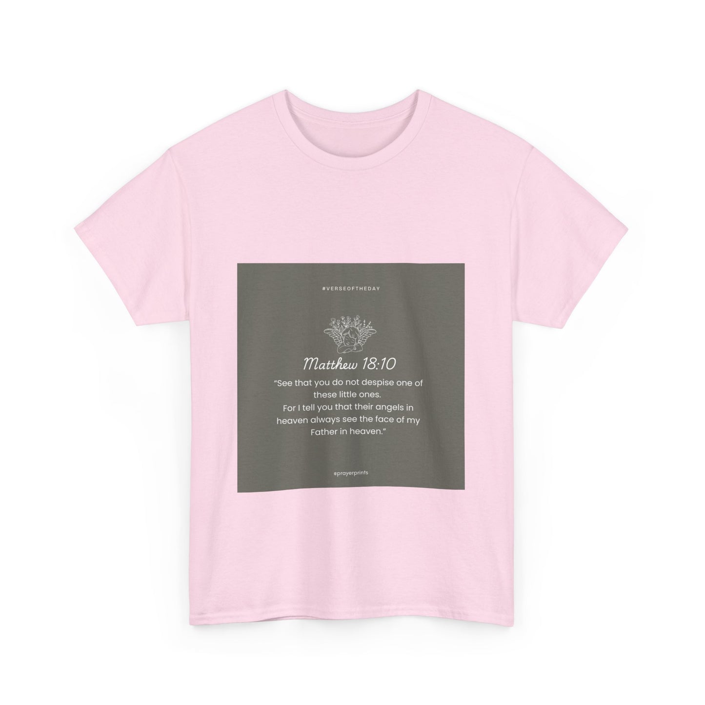 Matthew 18:10 Inspirational Unisex Heavy Cotton Tee