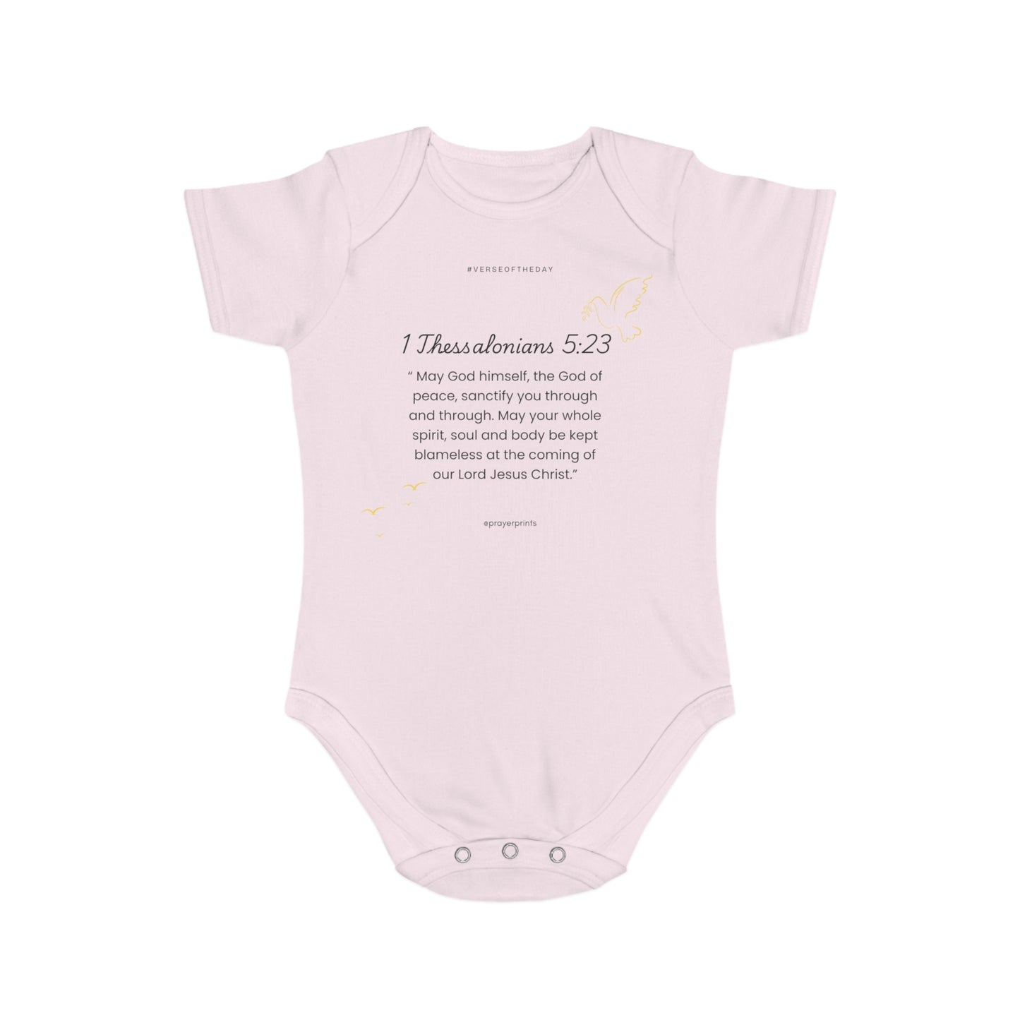 Short Sleeve Baby Bodysuit