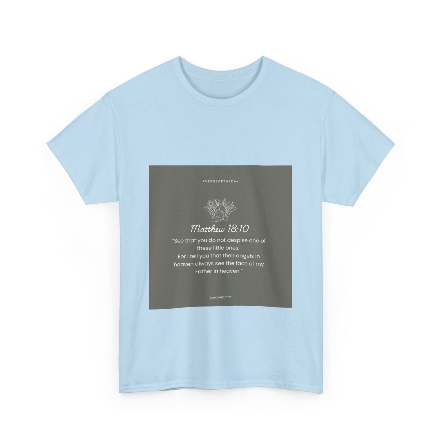 Matthew 18:10 Inspirational Unisex Heavy Cotton Tee