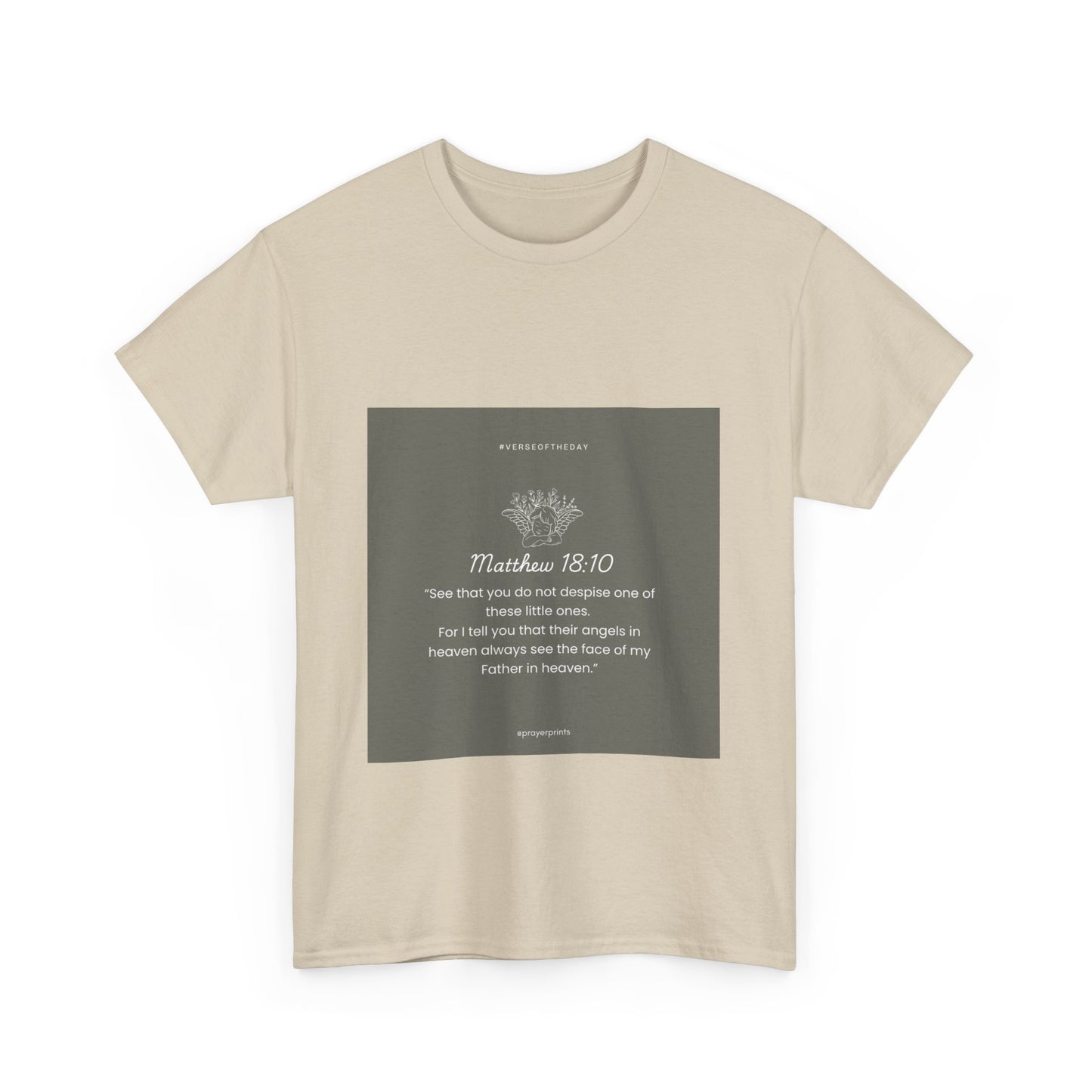 Matthew 18:10 Inspirational Unisex Heavy Cotton Tee