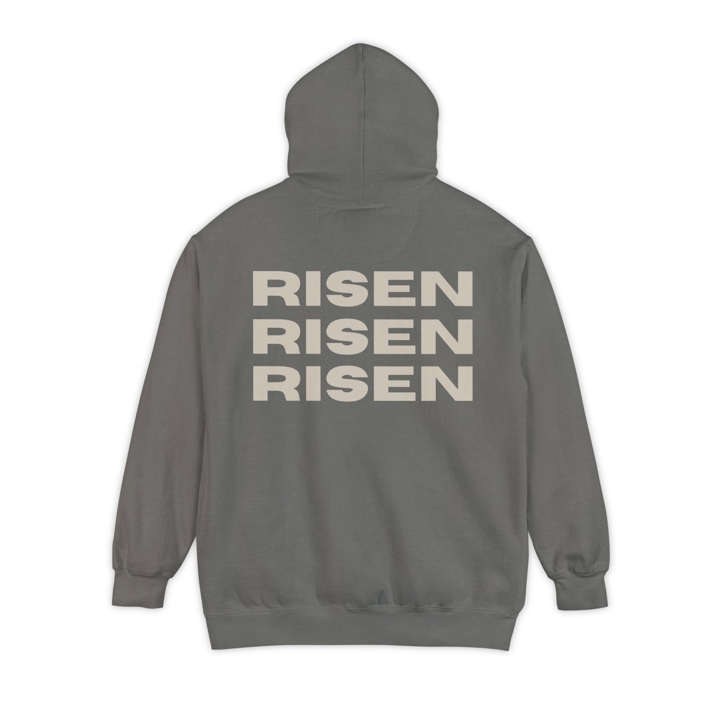 Risen Unisex Garment-Dyed Hoodie - Spirit of Renewal for Everyday Comfort