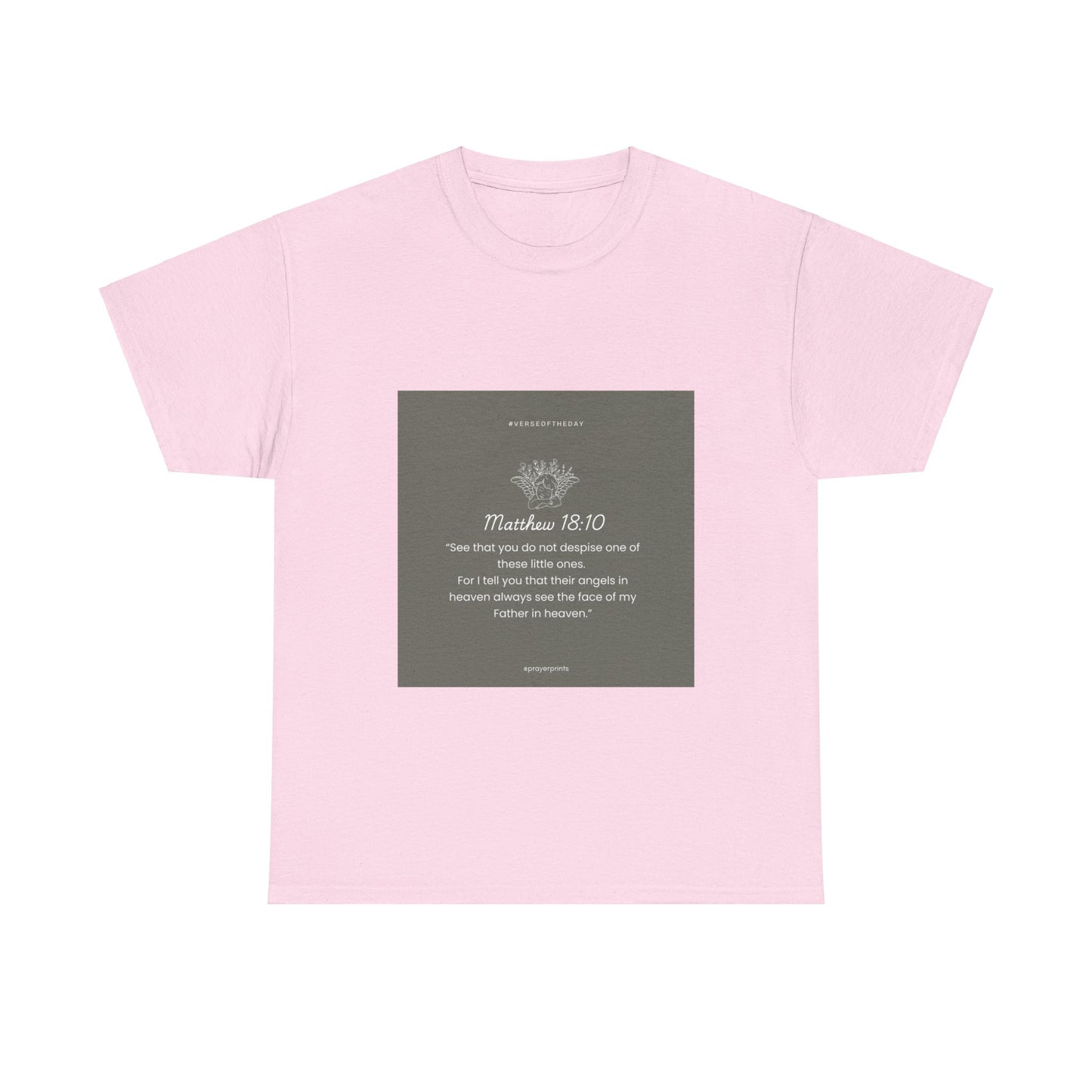 Matthew 18:10 Inspirational Unisex Heavy Cotton Tee