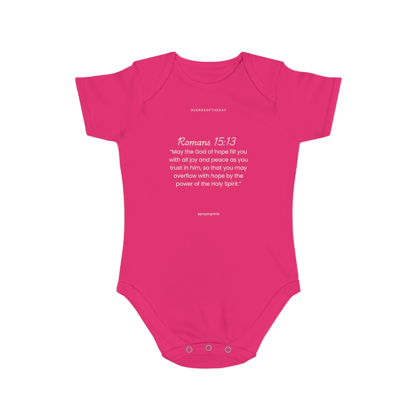 Short Sleeve Baby Bodysuit