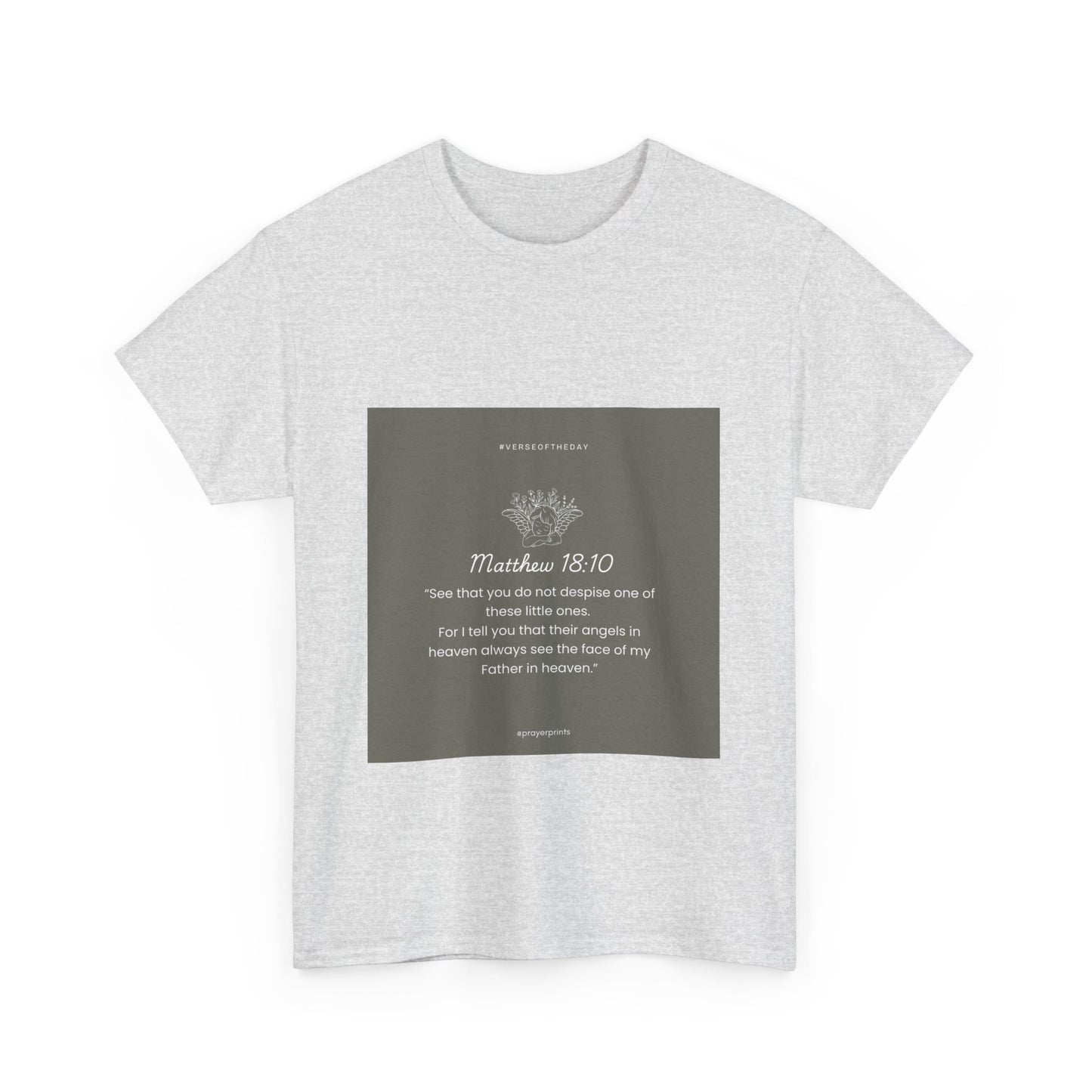 Matthew 18:10 Inspirational Unisex Heavy Cotton Tee