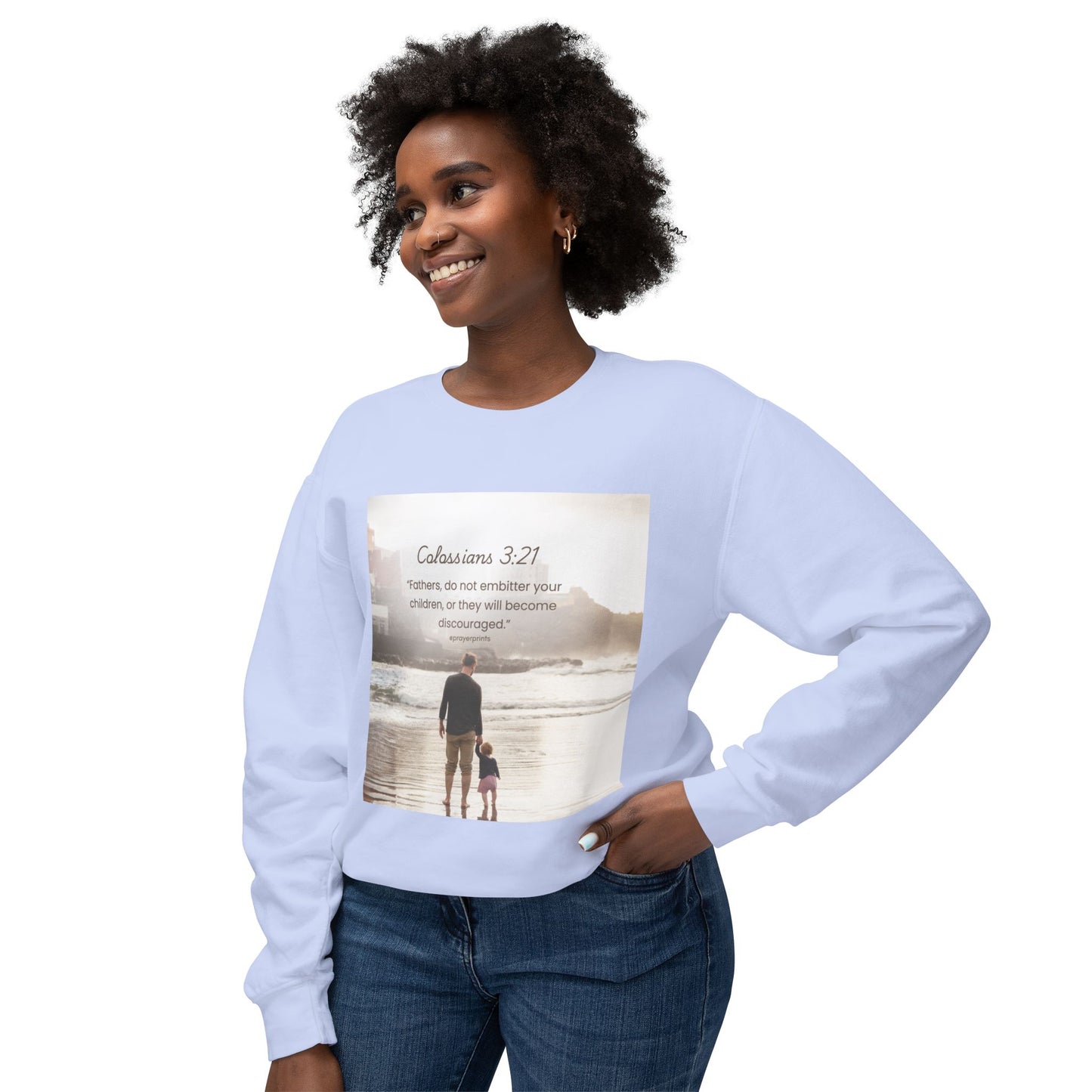 Unisex Lightweight Crewneck Sweatshirt
