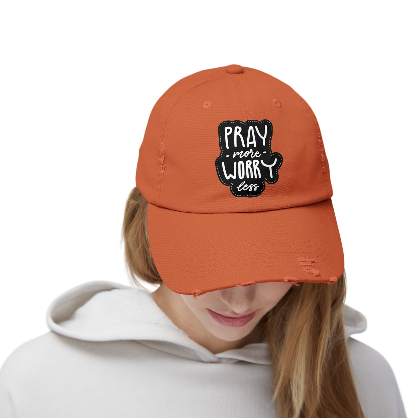 Unisex Distressed Cap Tan
