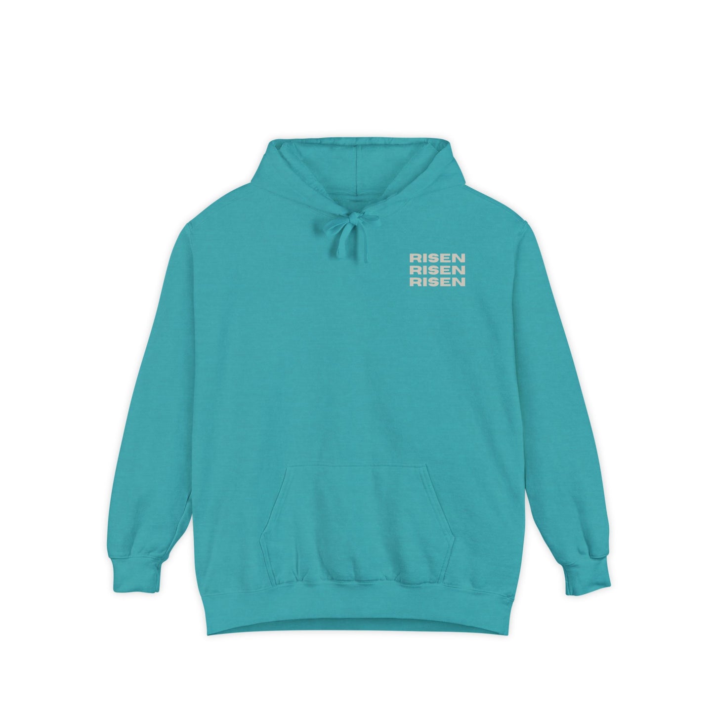 Risen Unisex Garment-Dyed Hoodie - Spirit of Renewal for Everyday Comfort