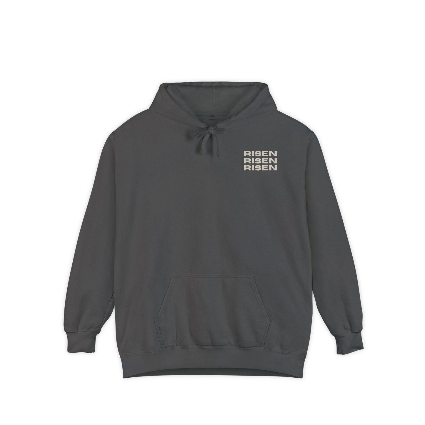Risen Unisex Garment-Dyed Hoodie - Spirit of Renewal for Everyday Comfort