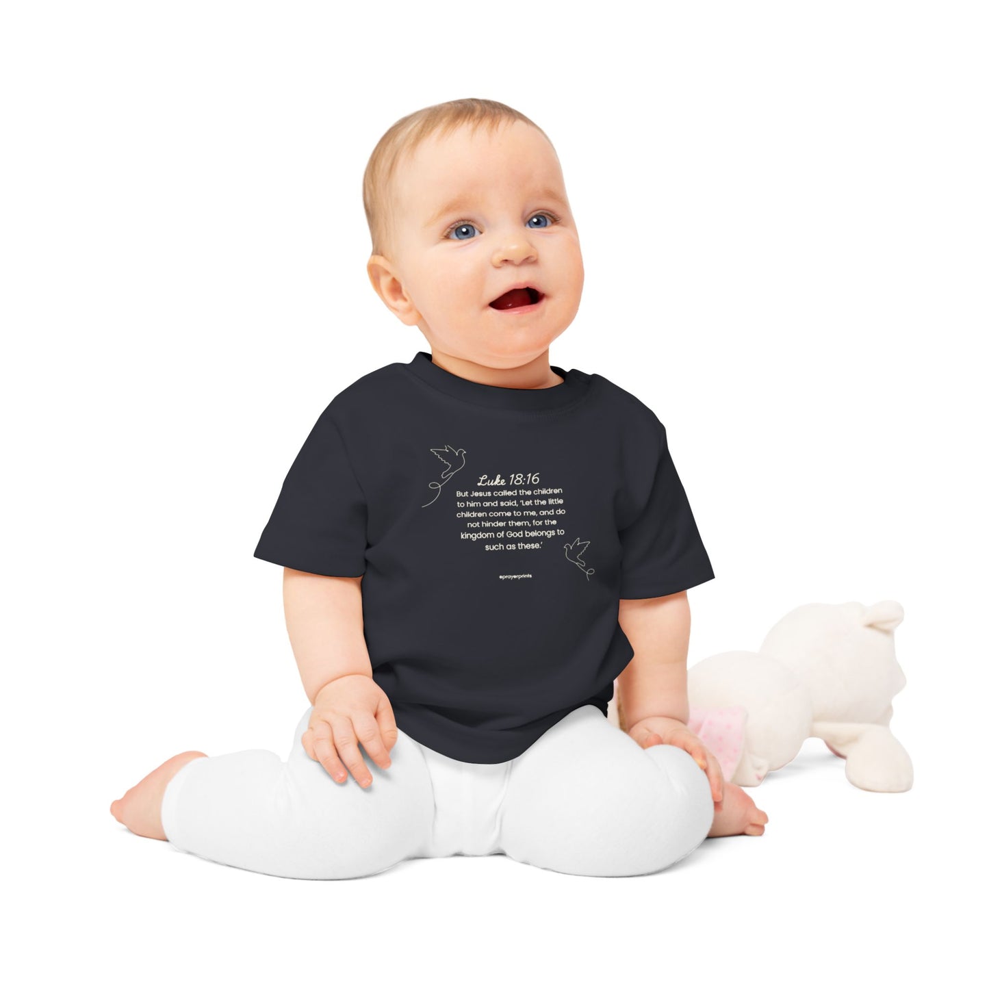Organic Cotton Baby T-Shirt with Inspirational Quote