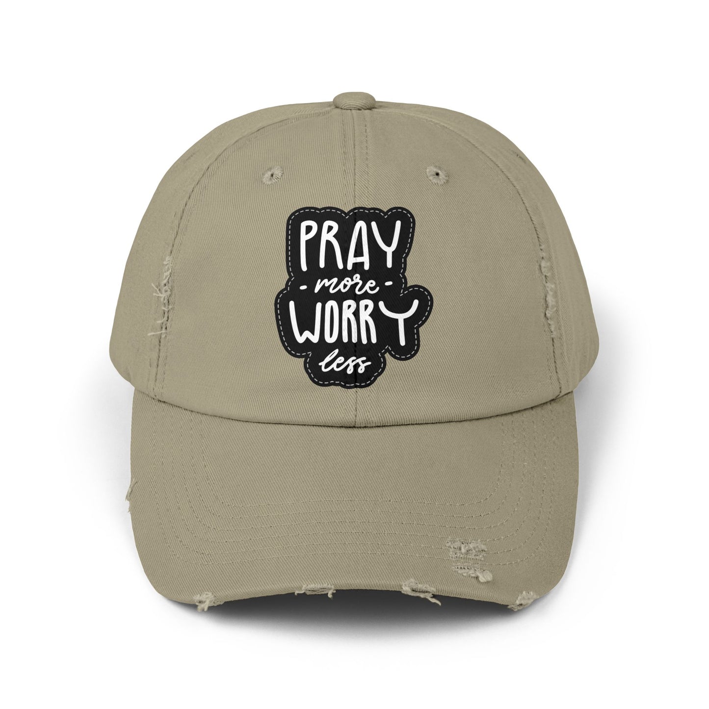 Unisex Distressed Cap Tan