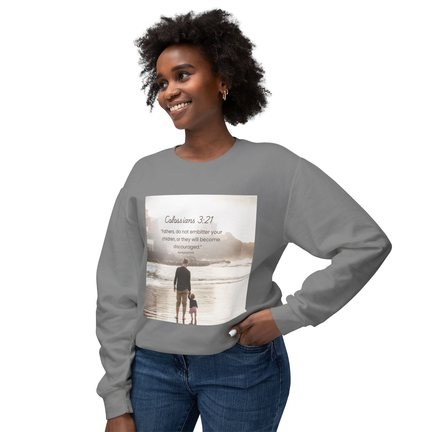 Unisex Lightweight Crewneck Sweatshirt