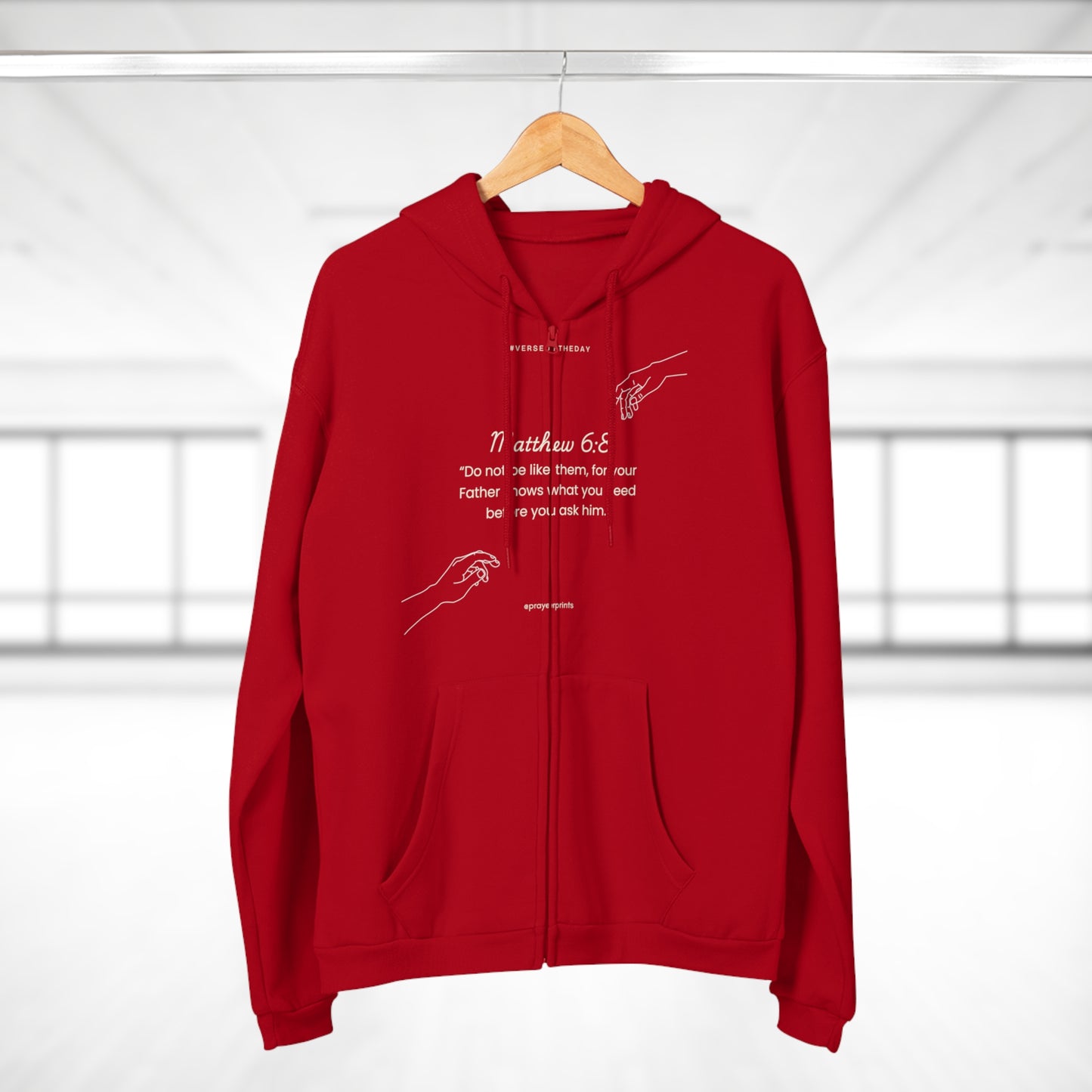Unisex Hooded Zip Sweatshirt