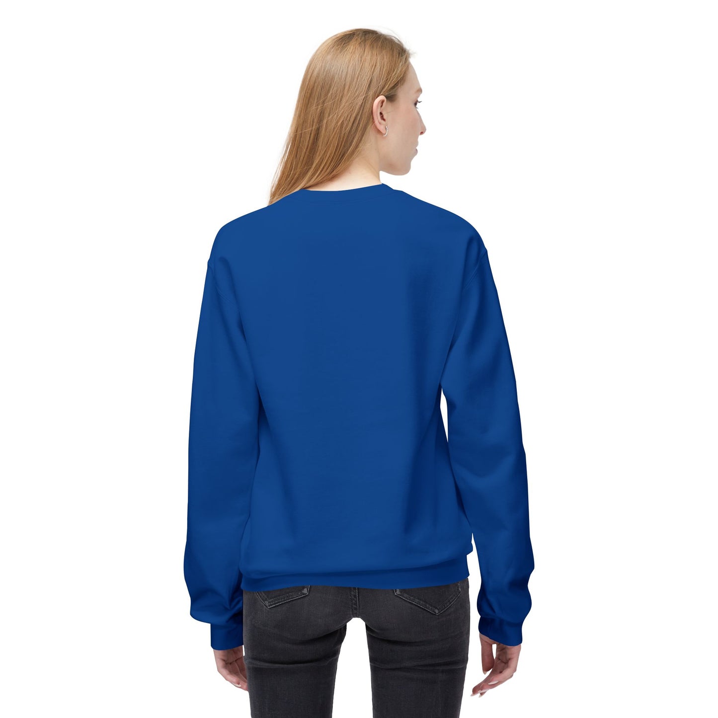 Faith-Inspired Fleece Crewneck Sweatshirt with Philippians 4:19 Quote