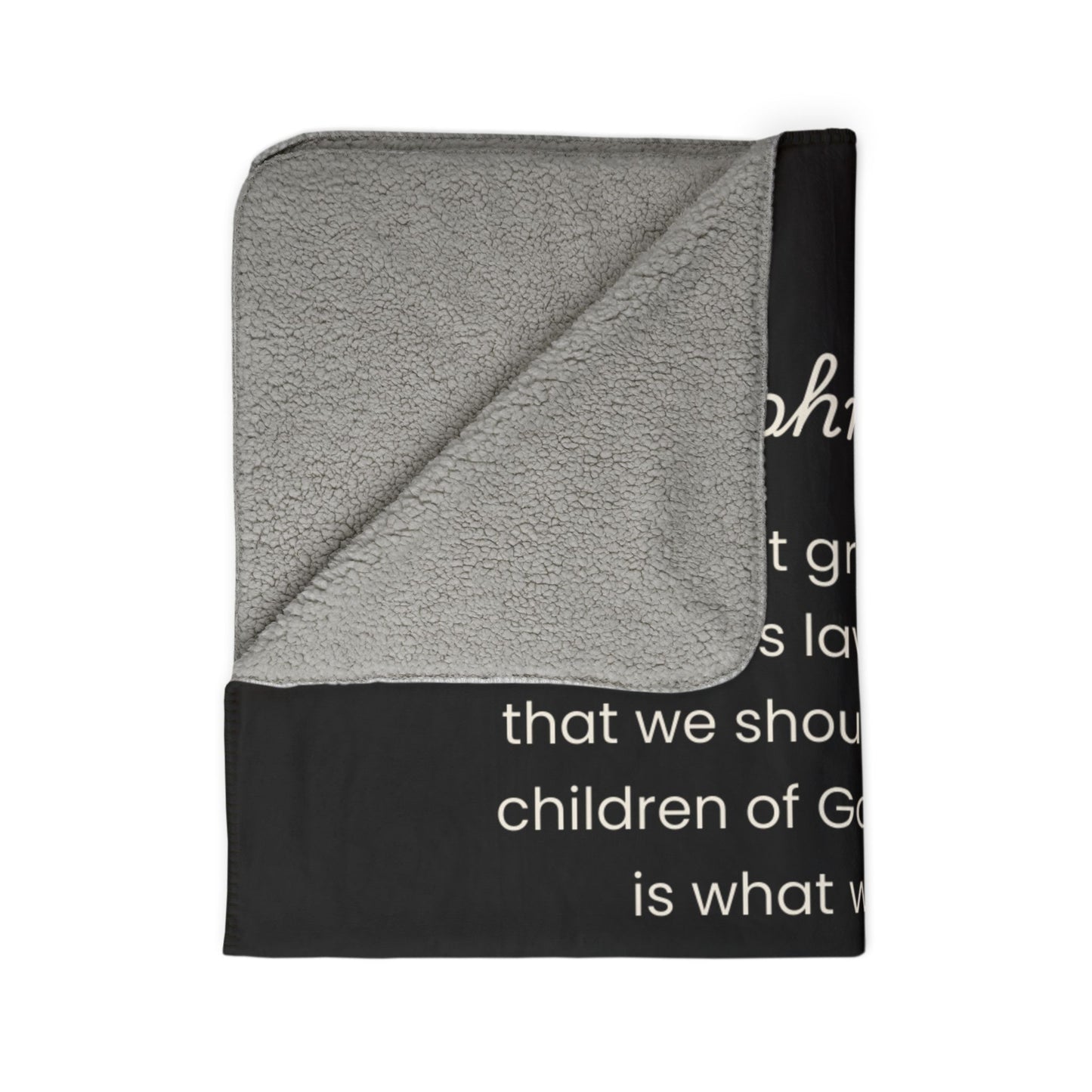 Fleece Sherpa Blanket