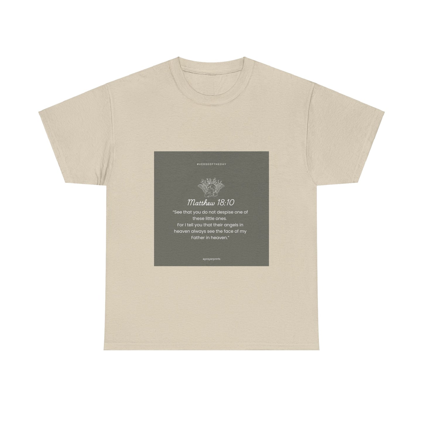 Matthew 18:10 Inspirational Unisex Heavy Cotton Tee