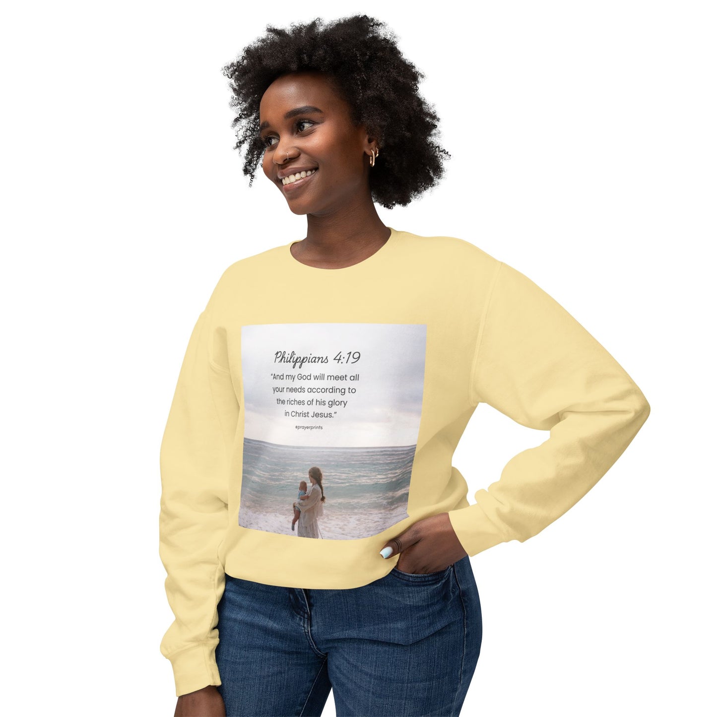 Unisex Lightweight Crewneck Sweatshirt