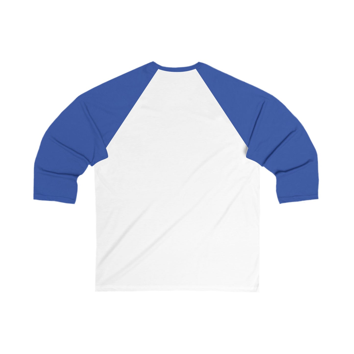 Inspirational 3/4 Sleeve Baseball Tee - Romans 8:31 Design