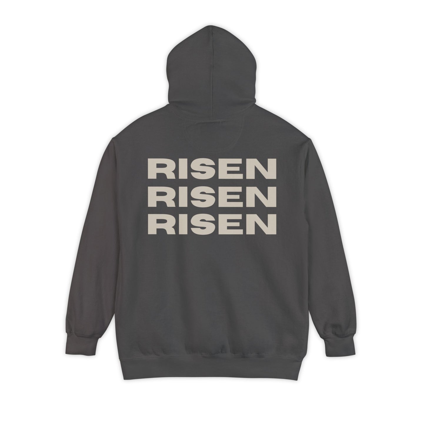 Risen Unisex Garment-Dyed Hoodie - Spirit of Renewal for Everyday Comfort