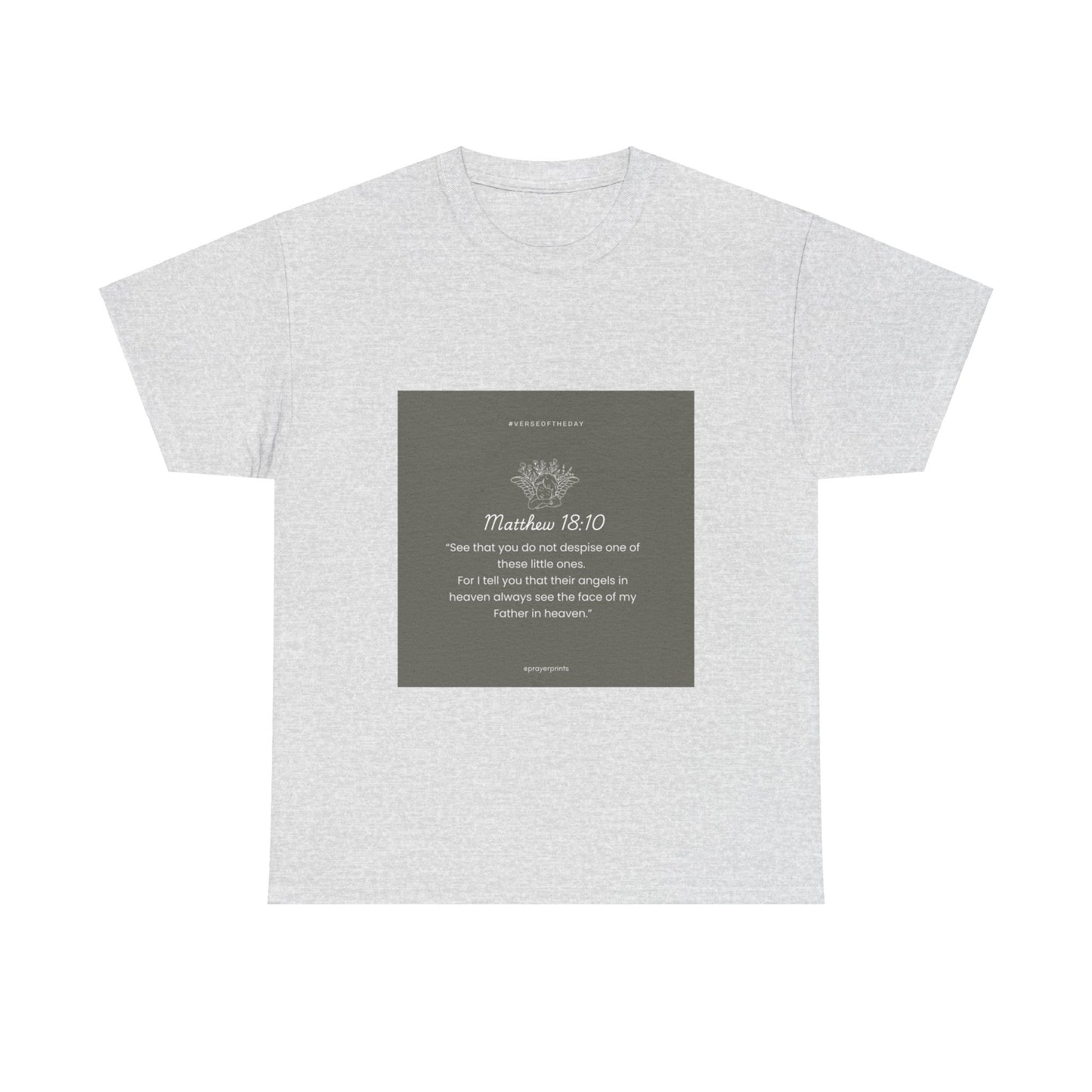 Matthew 18:10 Inspirational Unisex Heavy Cotton Tee