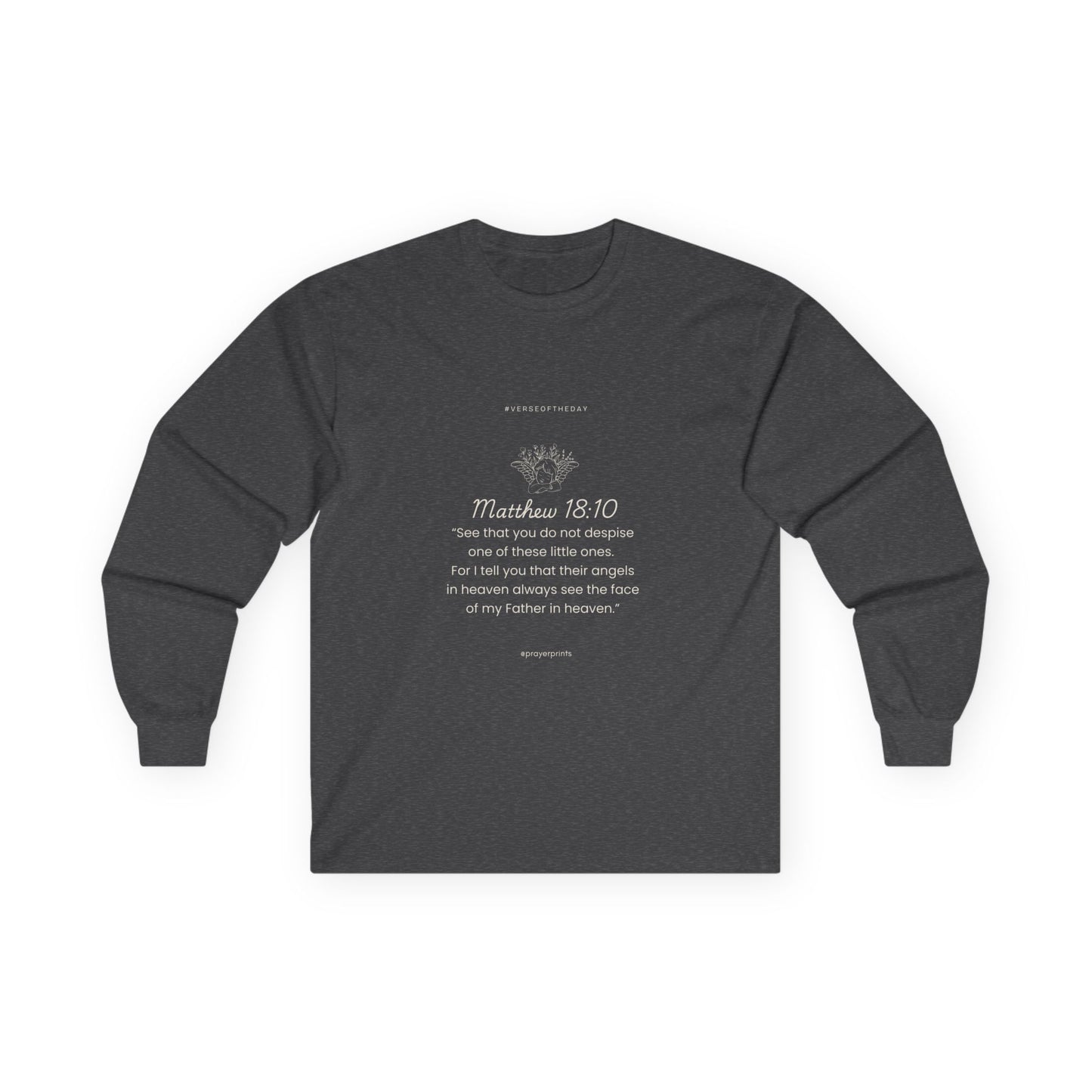 Matthew 18:10 Inspirational Long Sleeve Tee - Unisex Ultra Cotton