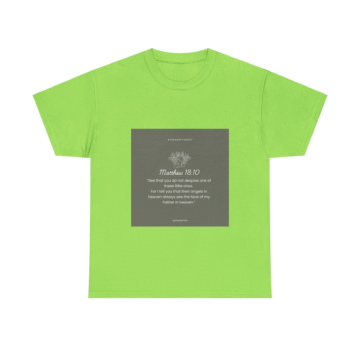 Matthew 18:10 Inspirational Unisex Heavy Cotton Tee