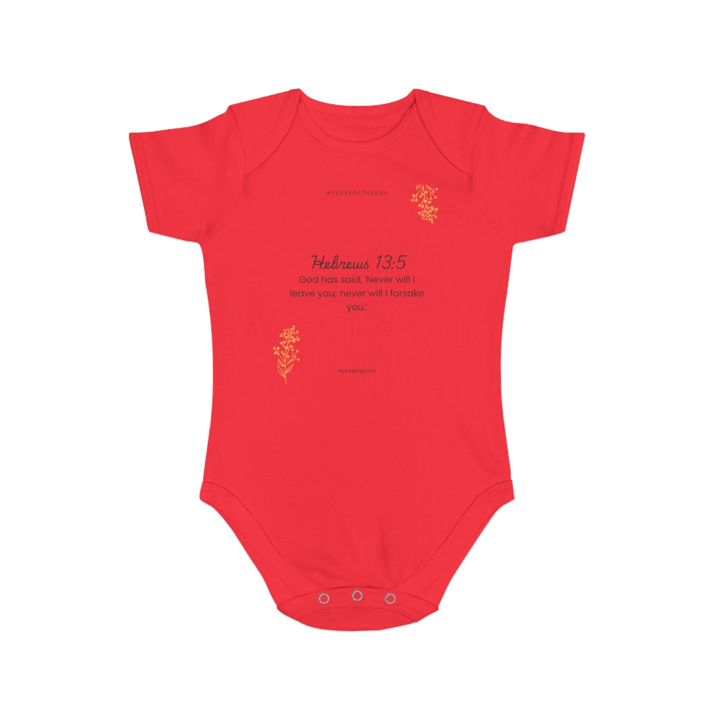 Short Sleeve Baby Bodysuit