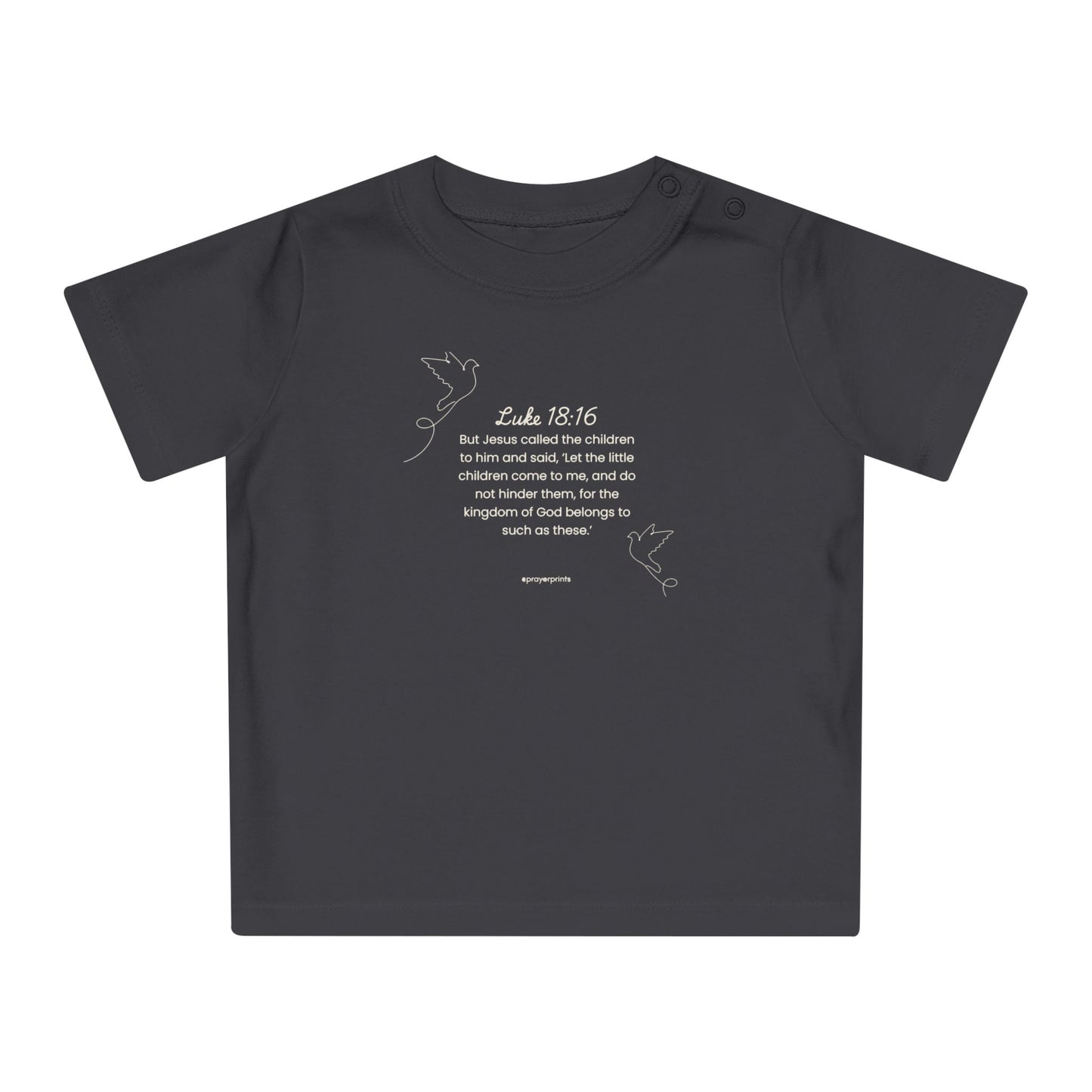 Organic Cotton Baby T-Shirt with Inspirational Quote