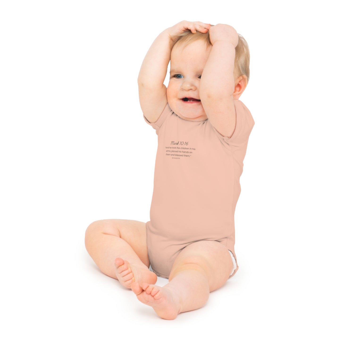 Cute Bible Verse Baby Bodysuit - Mat 10:16 - Ideal Baby Gift