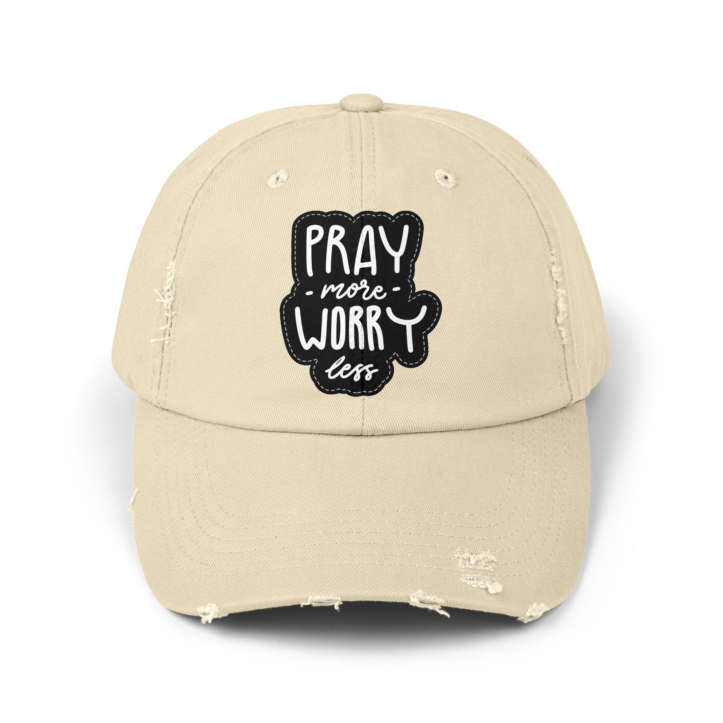 Unisex Distressed Cap Tan