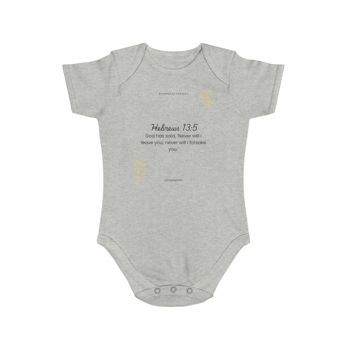 Short Sleeve Baby Bodysuit