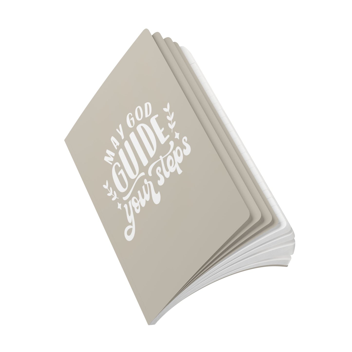 Inspirational Softcover Journal: "May God Guide Your Steps"