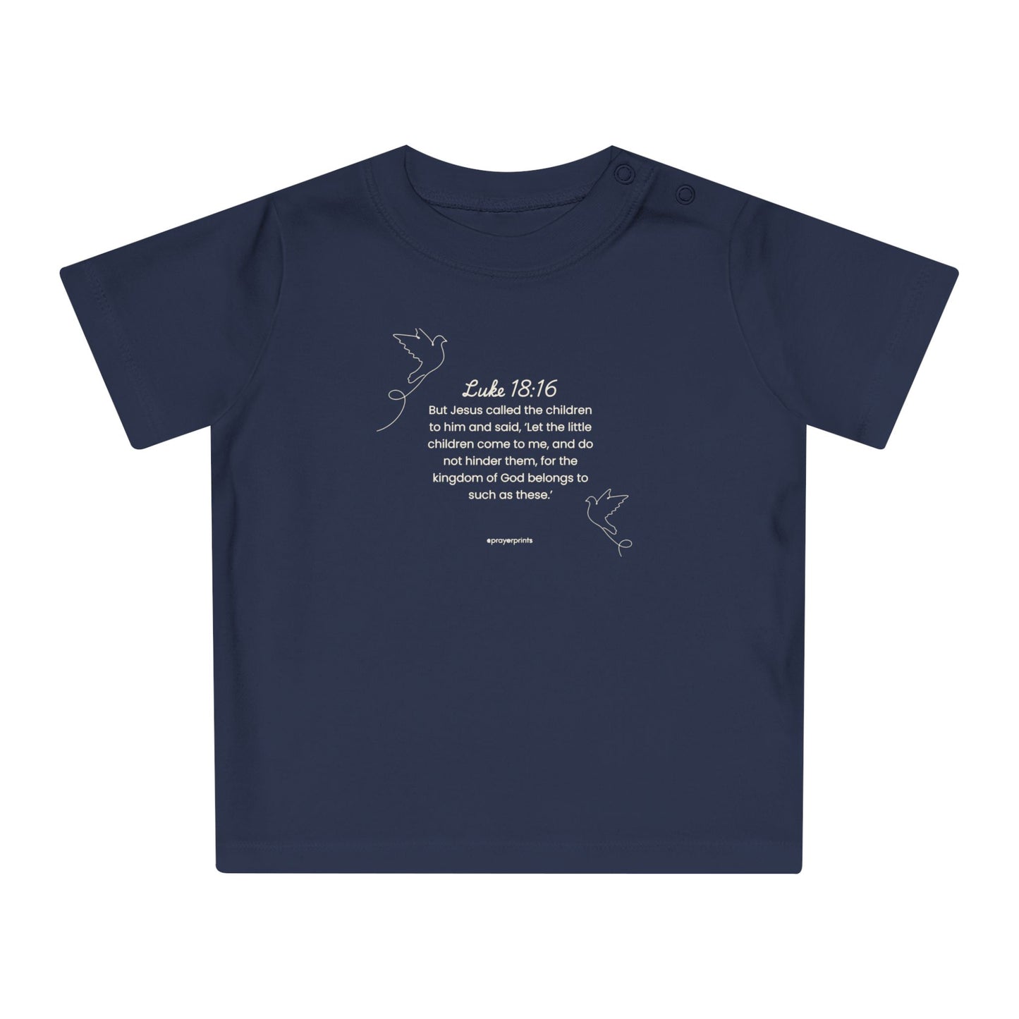 Organic Cotton Baby T-Shirt with Inspirational Quote