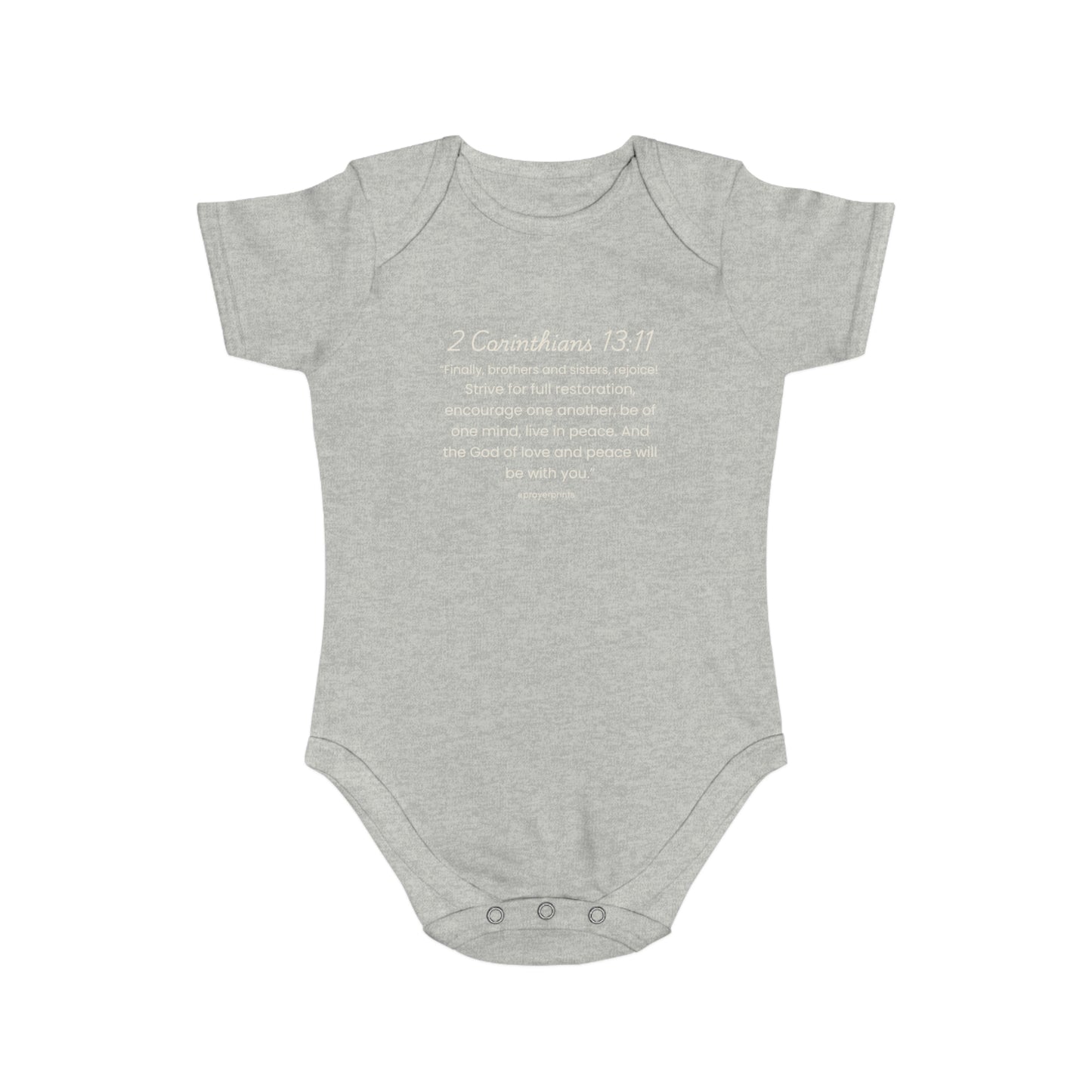 Short Sleeve Baby Bodysuit