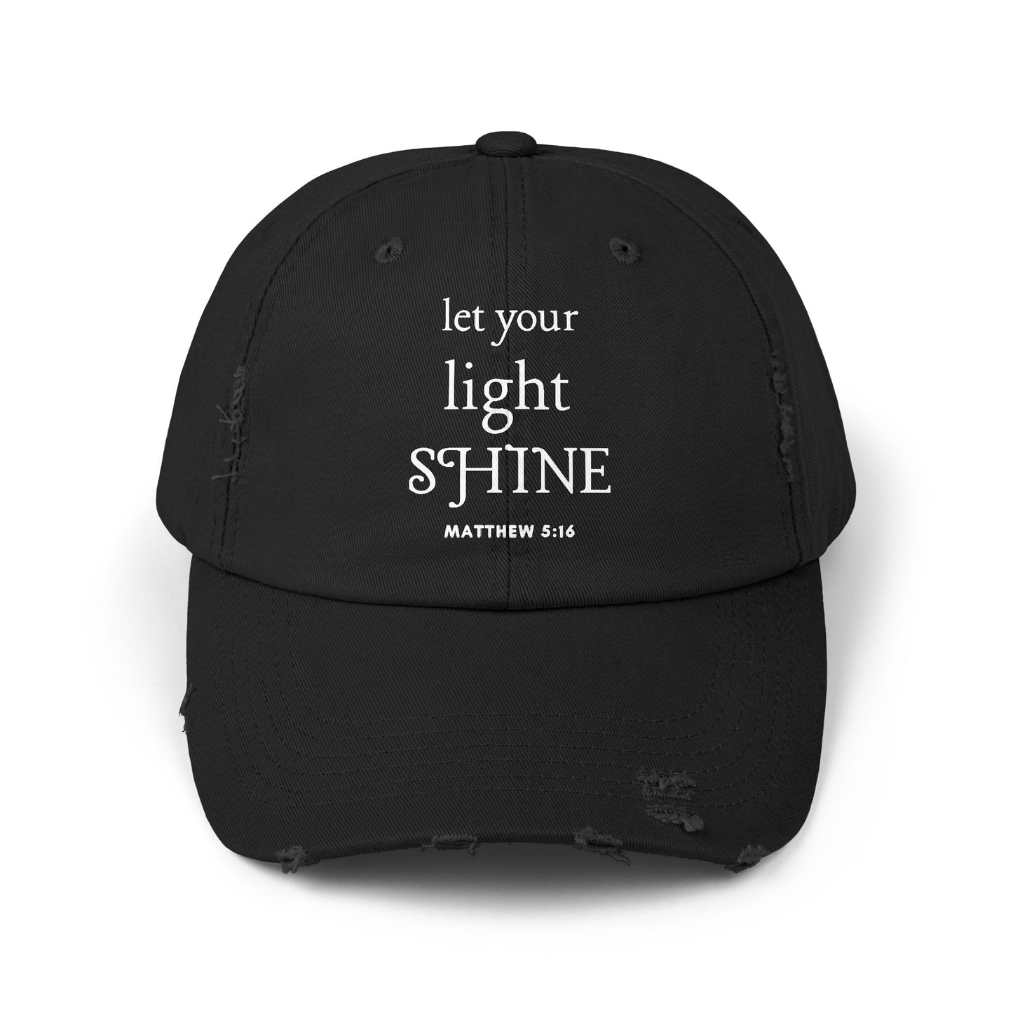 Unisex Distressed Cap
