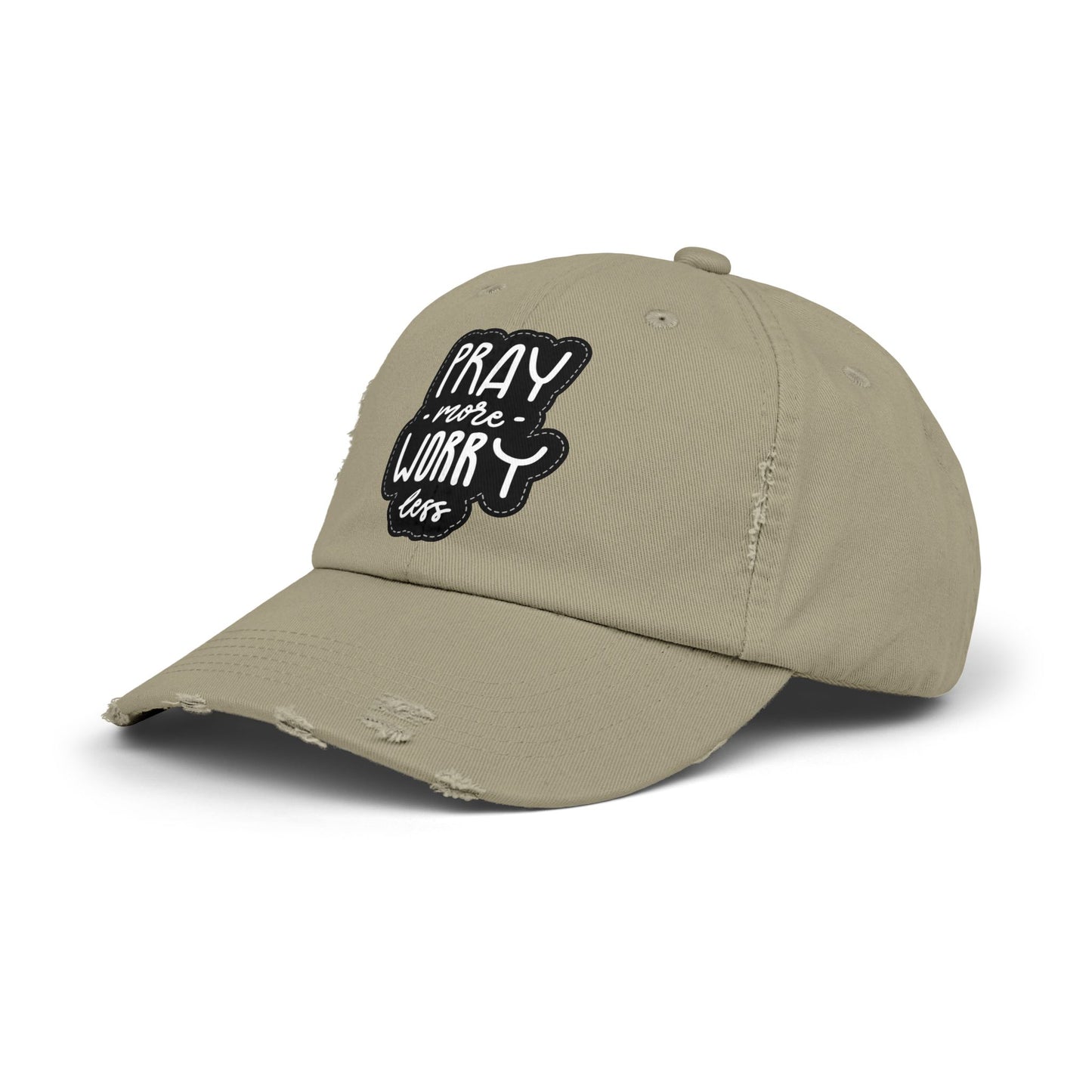Unisex Distressed Cap Tan
