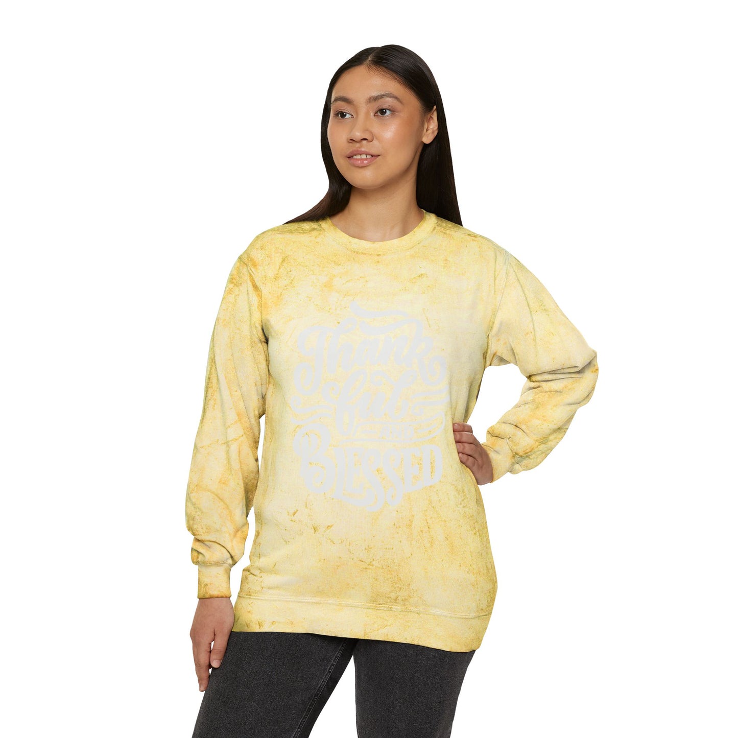 Unisex Color Blast Crewneck Sweatshirt