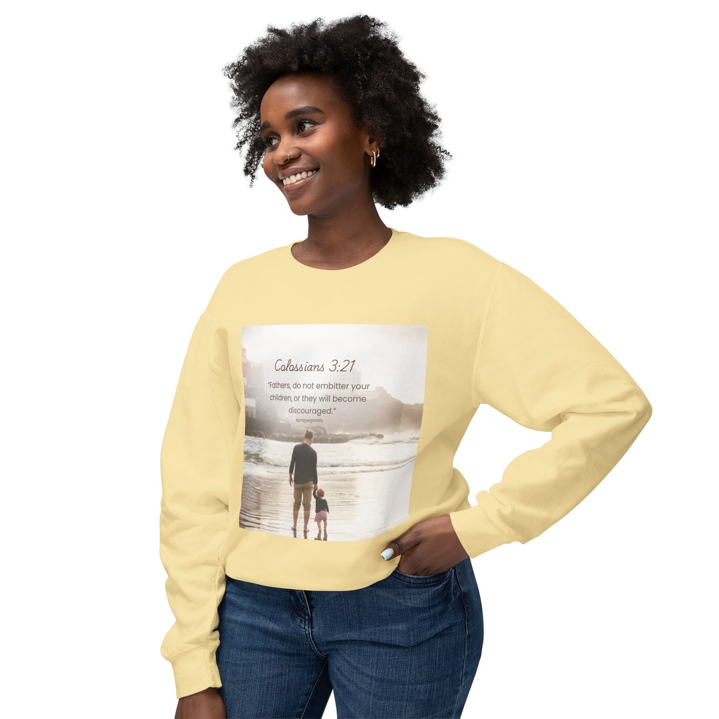 Unisex Lightweight Crewneck Sweatshirt