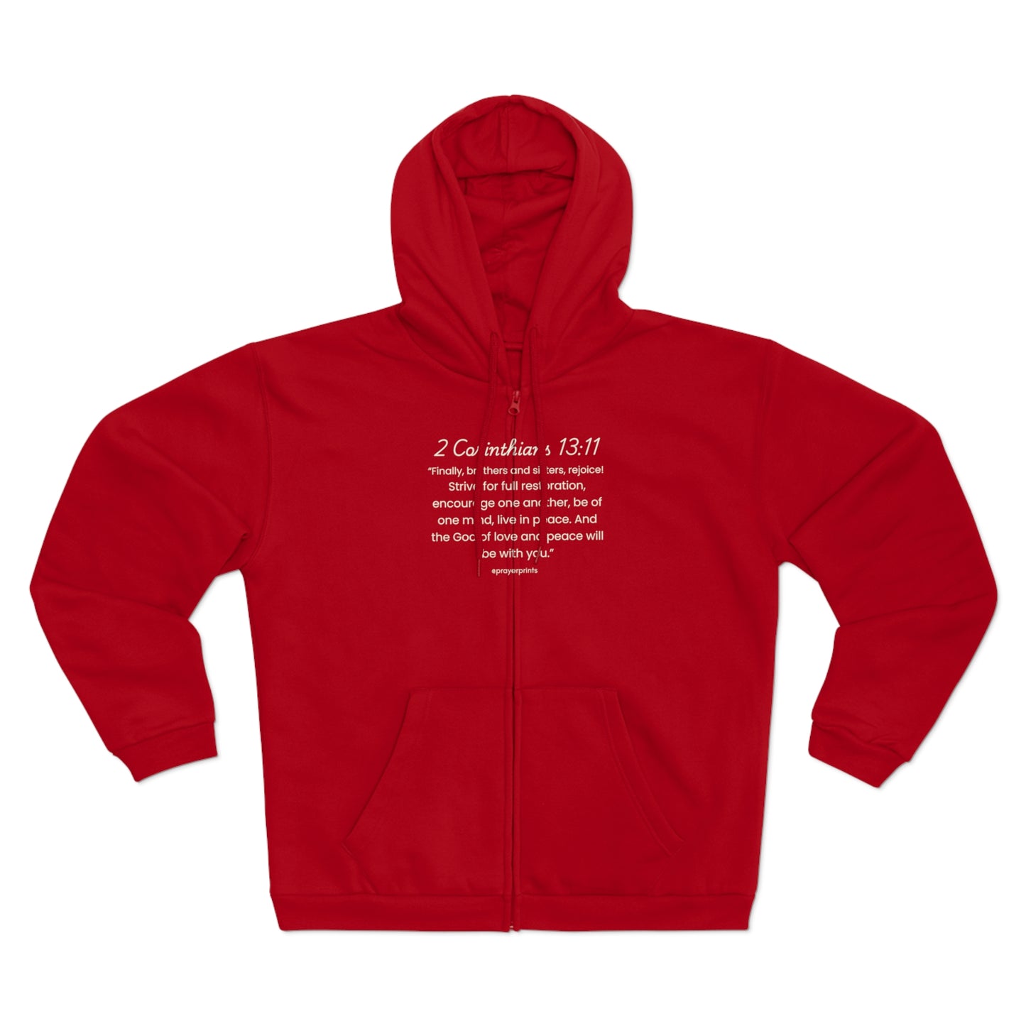 Unisex Hooded Zip Sweatshirt